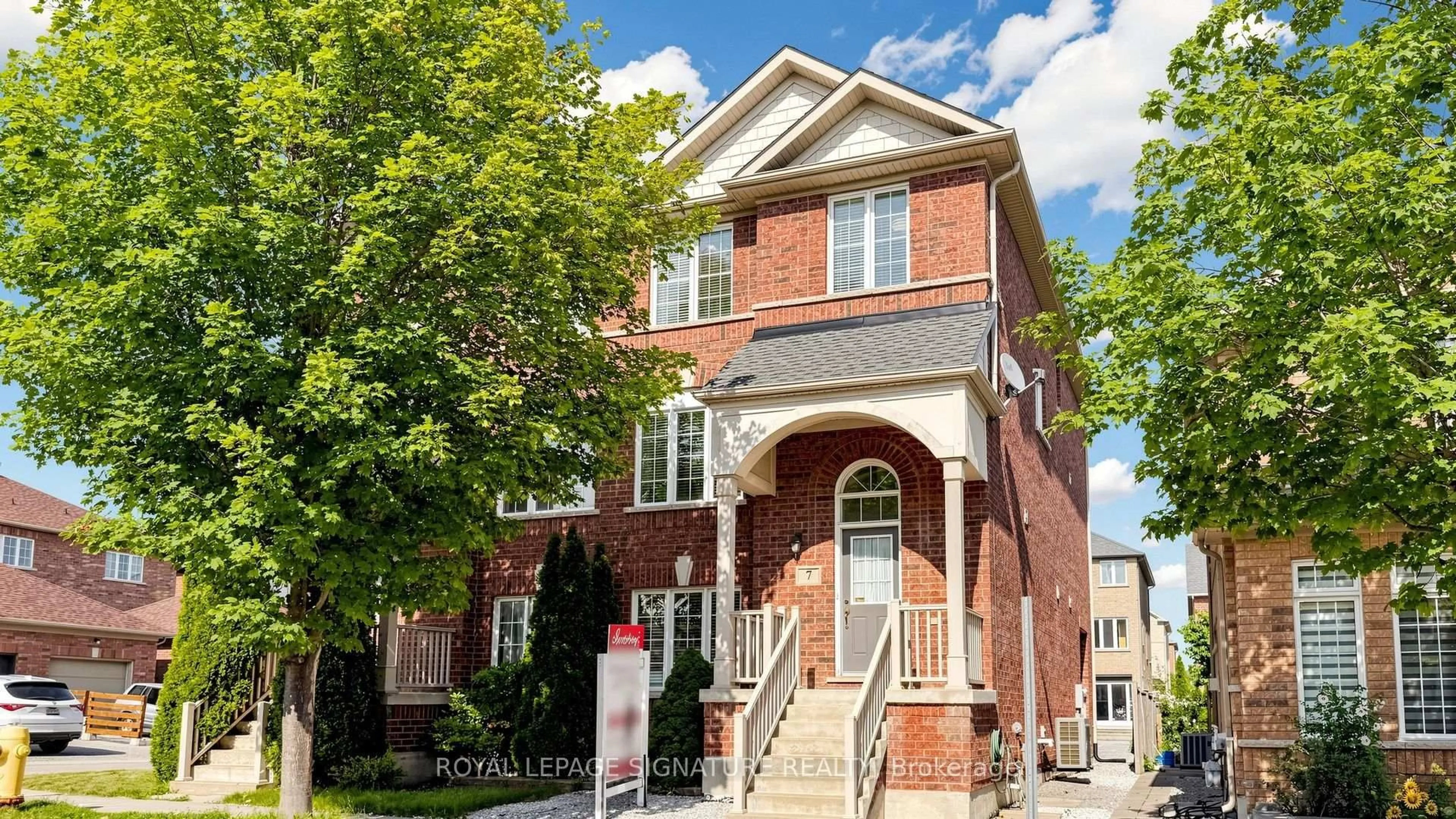 Home with brick exterior material, street for 7 Rock Garden St, Markham Ontario L6B 0J6