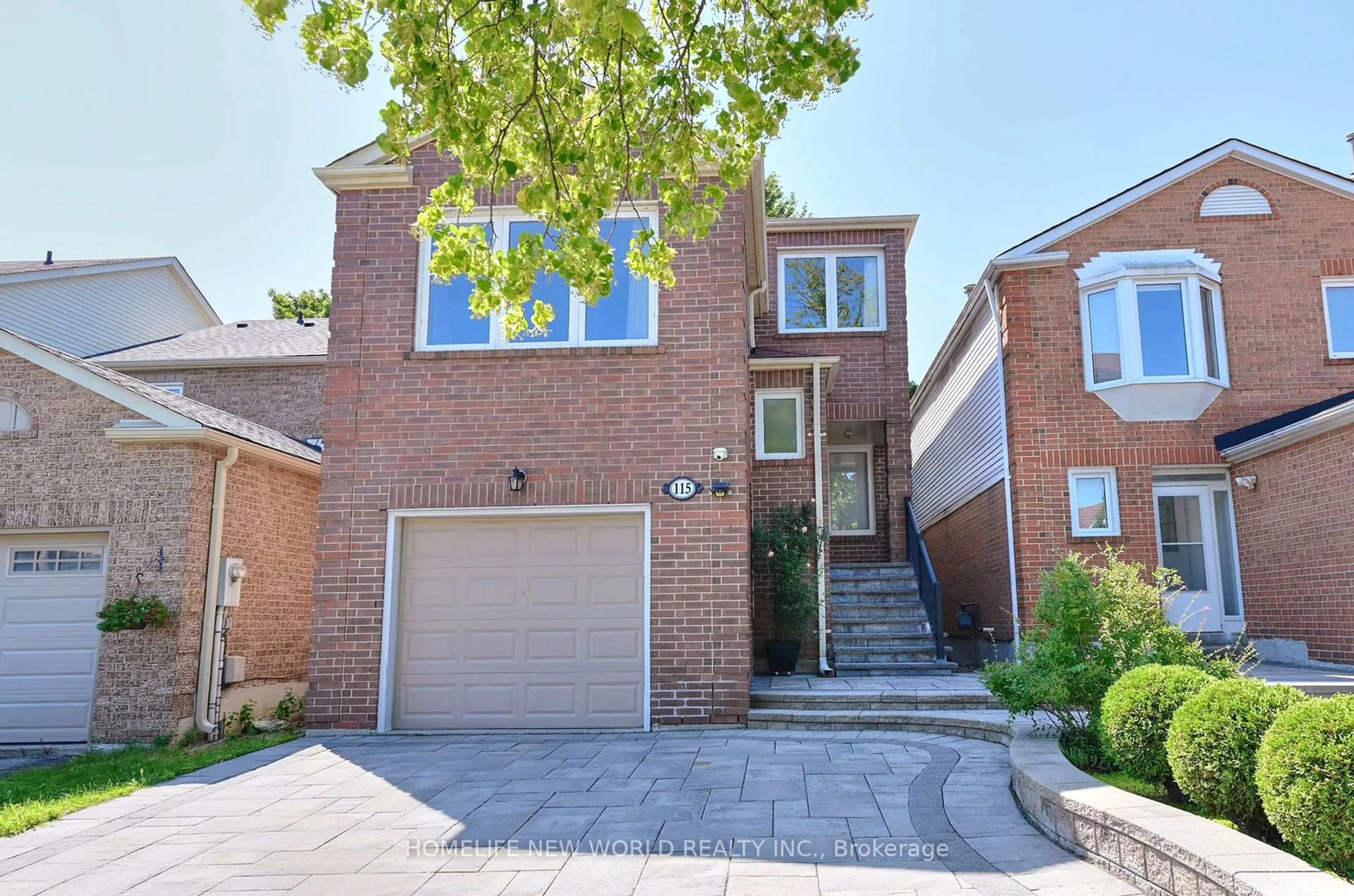 Home with brick exterior material, street for 115 Winding Lane, Vaughan Ontario L4J 5J1