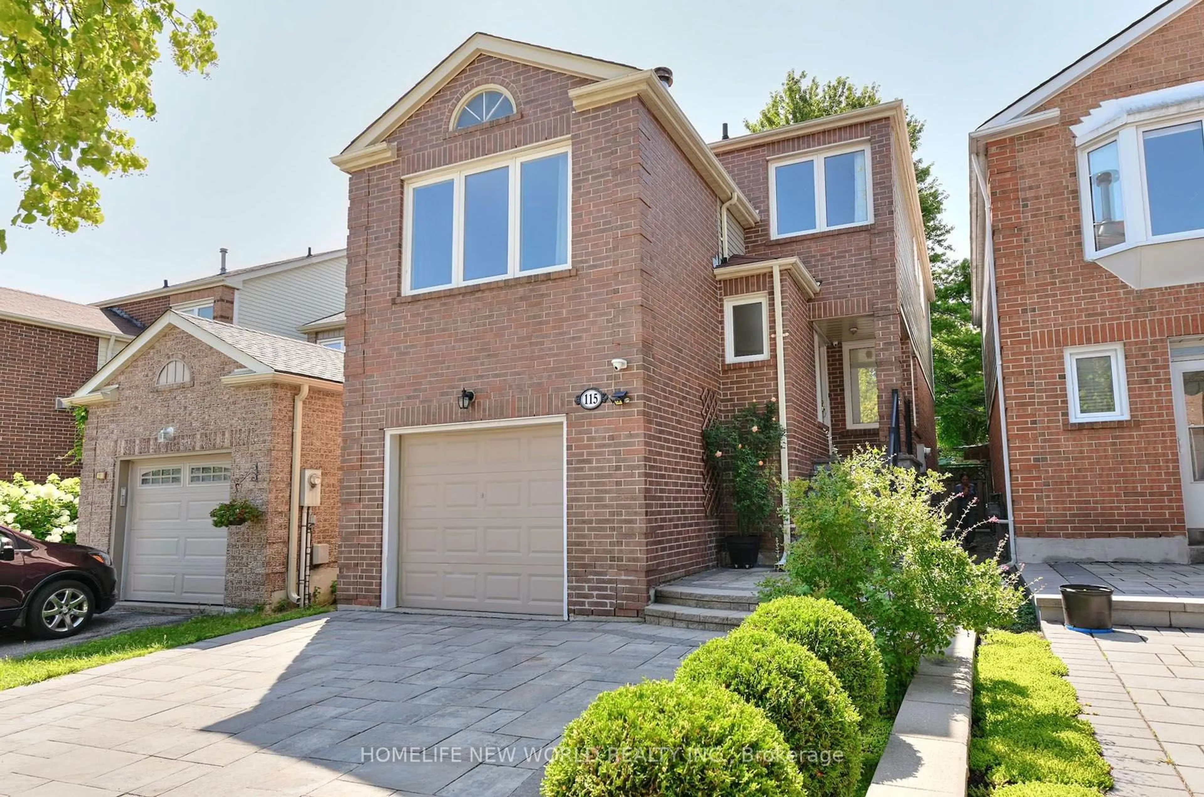 Home with brick exterior material, street for 115 Winding Lane, Vaughan Ontario L4J 5J1