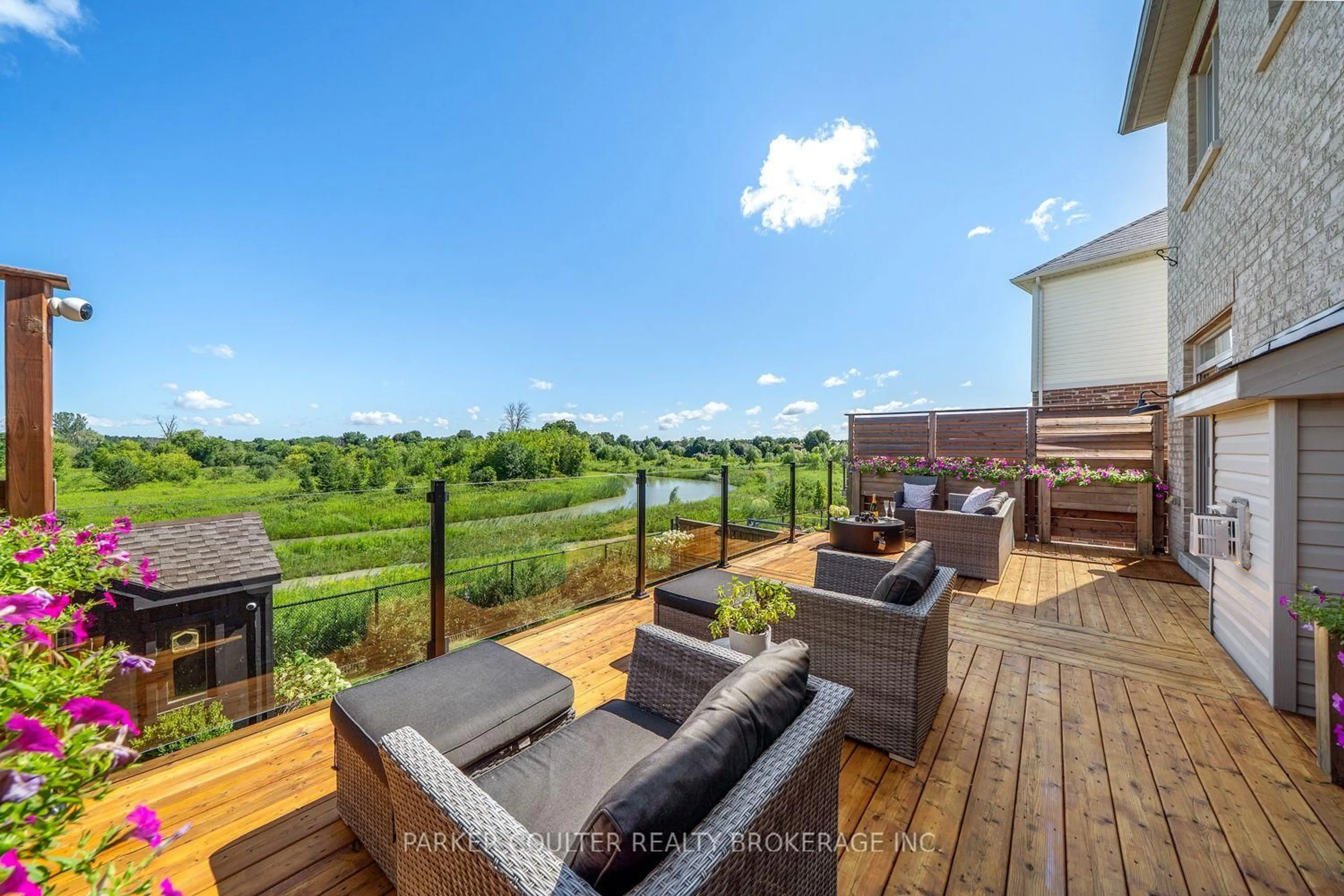Patio, water/lake/river/ocean view for 72 Strachan Tr, New Tecumseth Ontario L0G 1A0