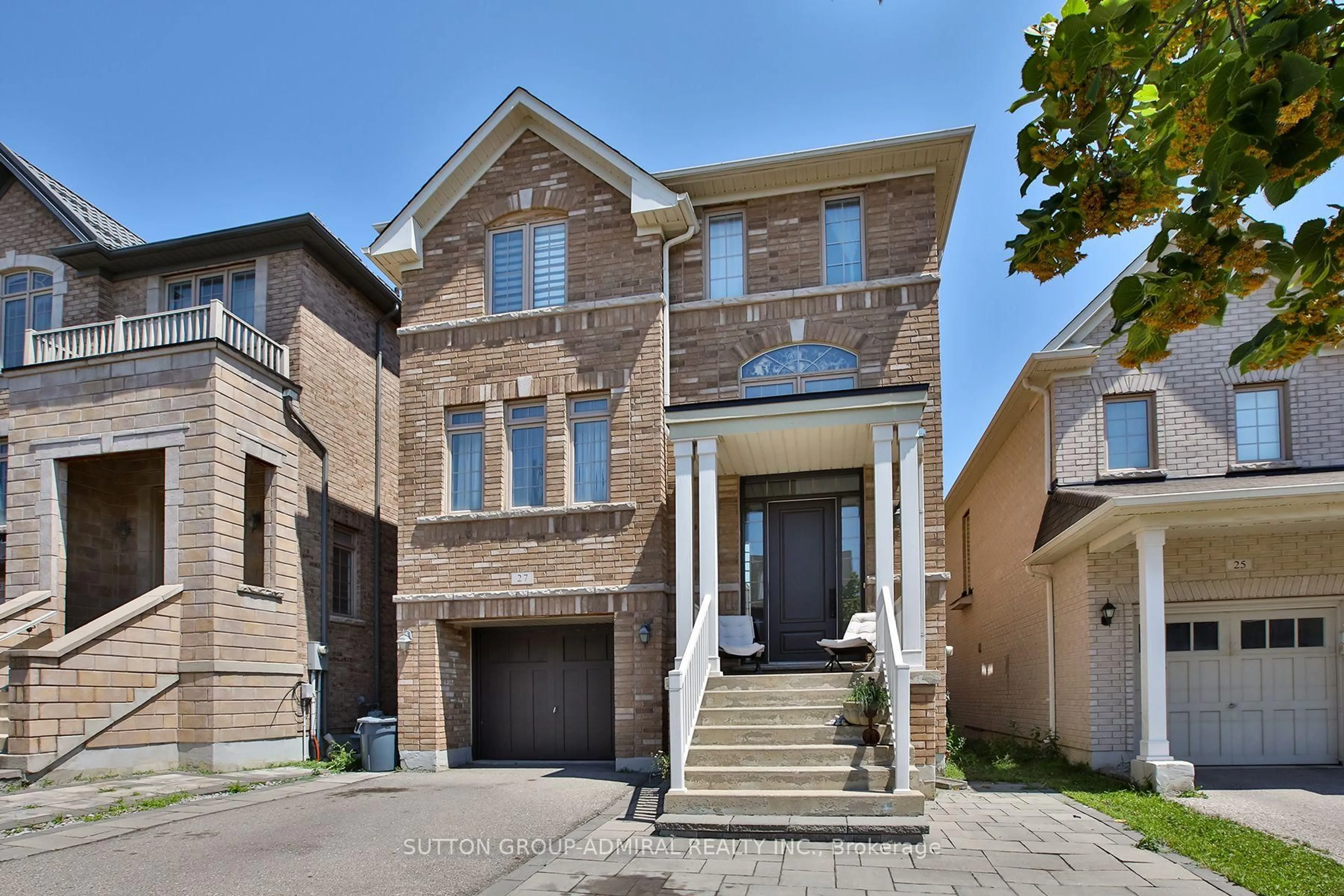 Home with brick exterior material, street for 27 Givon St, Vaughan Ontario L6A 0W2