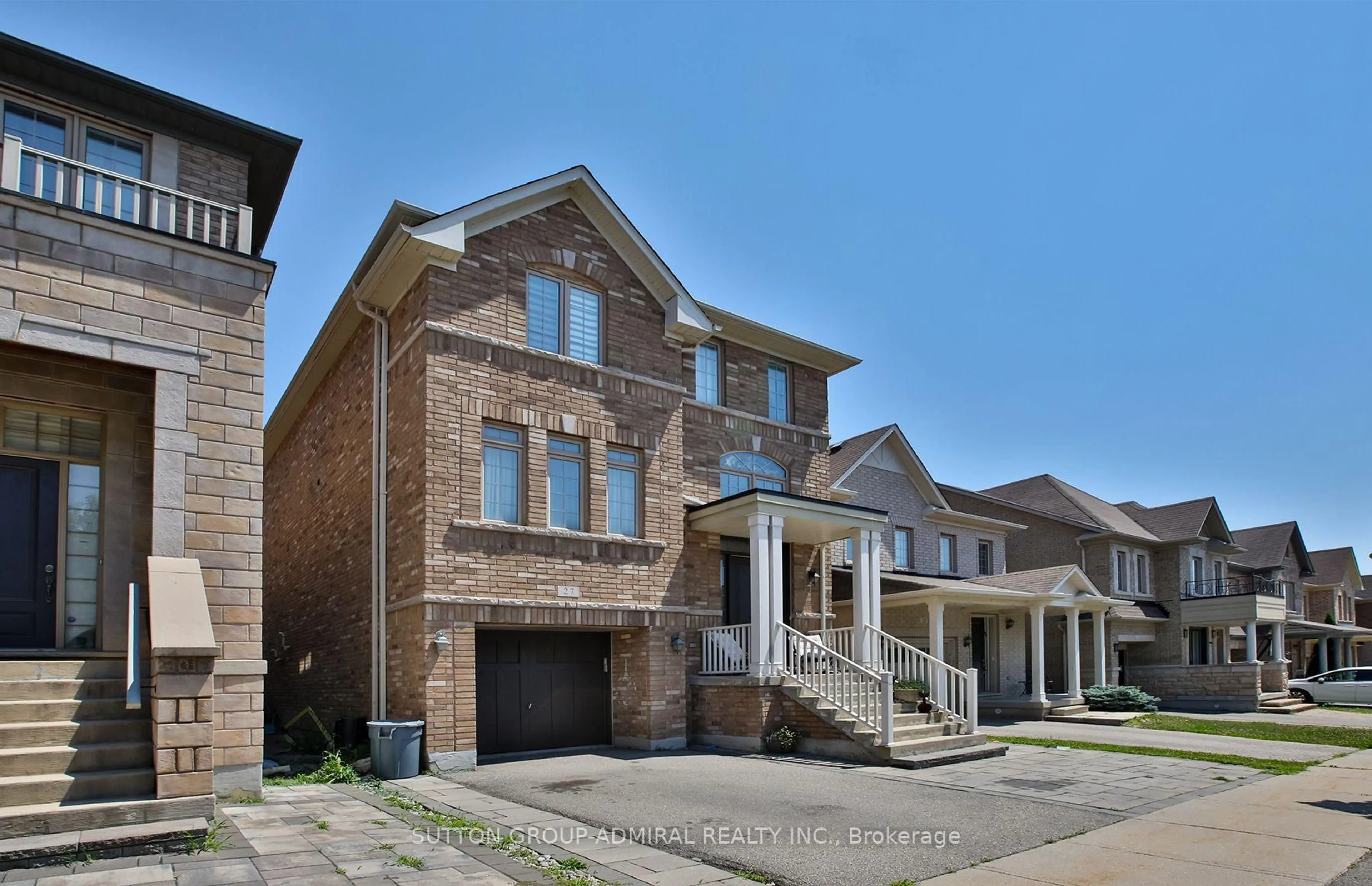 Home with brick exterior material, street for 27 Givon St, Vaughan Ontario L6A 0W2