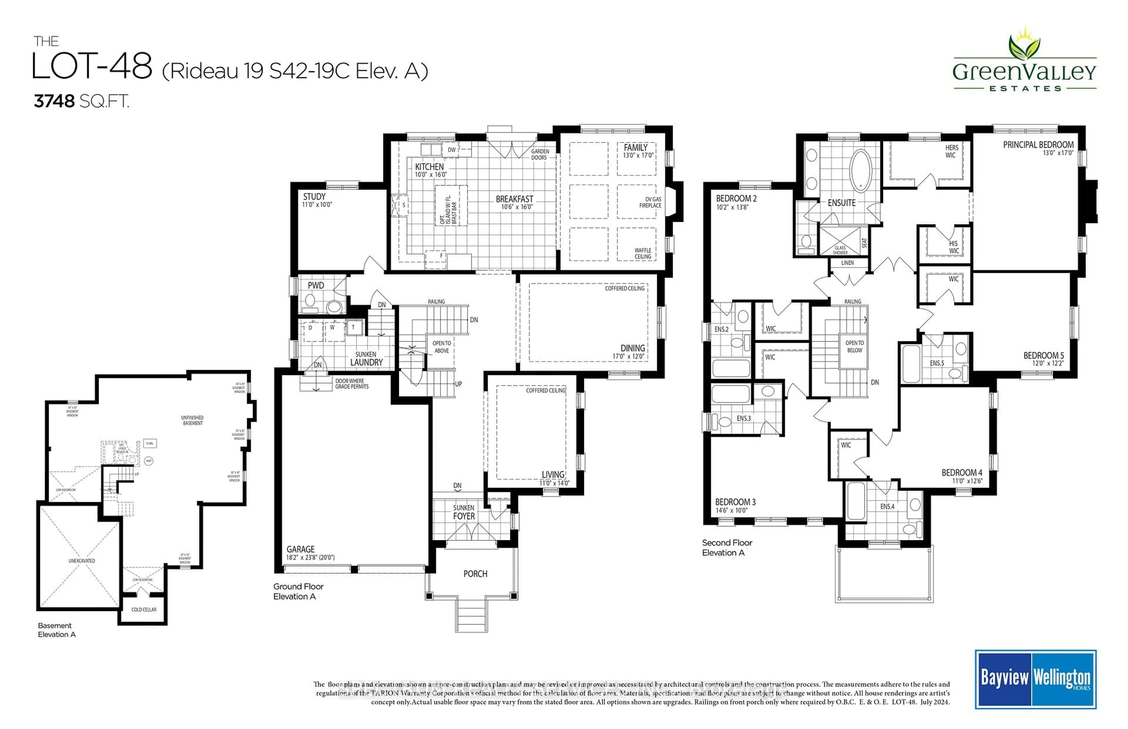 Floor plan for 6 Barrow Ave, Bradford West Gwillimbury Ontario L3Z 0W1