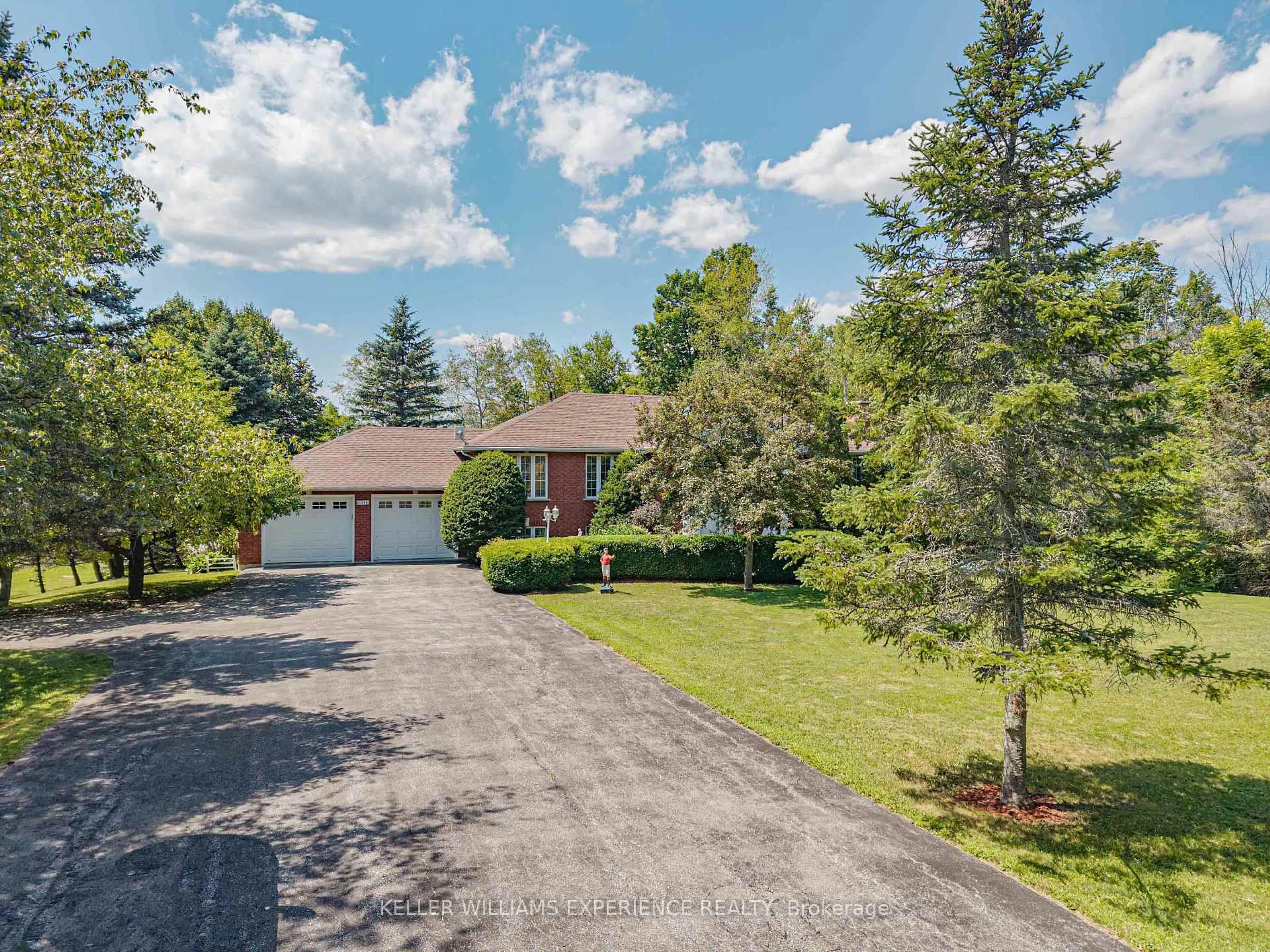 A pic from outside/outdoor area/front of a property/back of a property/a pic from drone, street for 5406 County Rd 56, Essa Ontario L0L 1L0