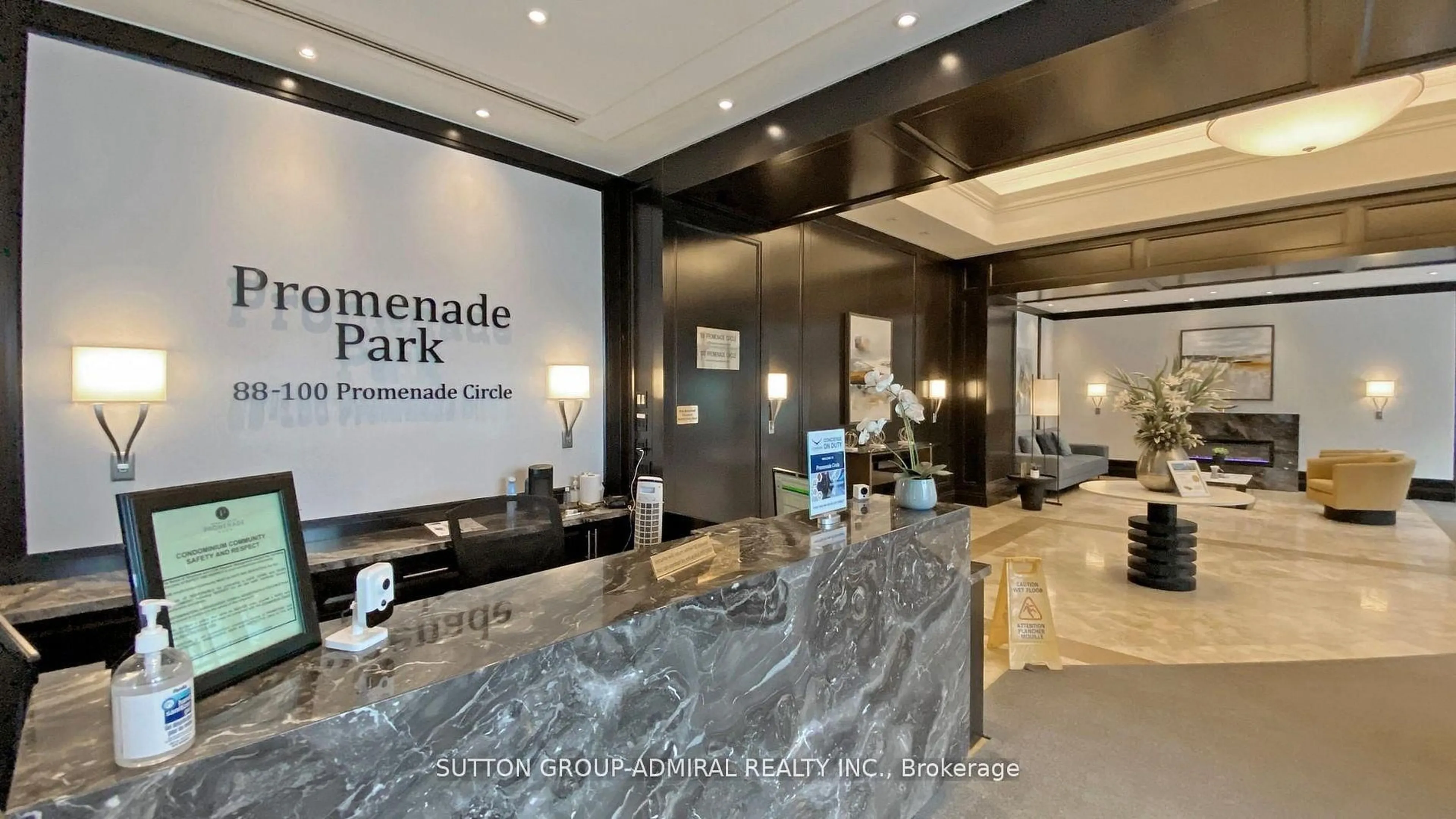 Lobby for 100 Promenade Circ #806, Vaughan Ontario L4J 7W7