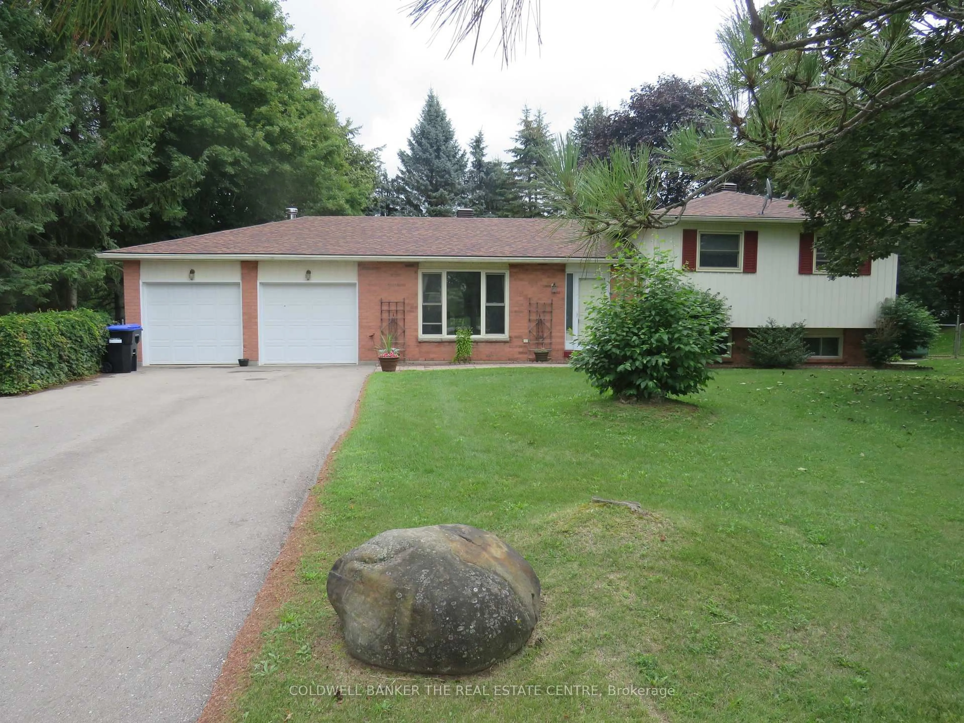 Home with brick exterior material, street for 5471 8th Line, Essa Ontario L0L 1L0
