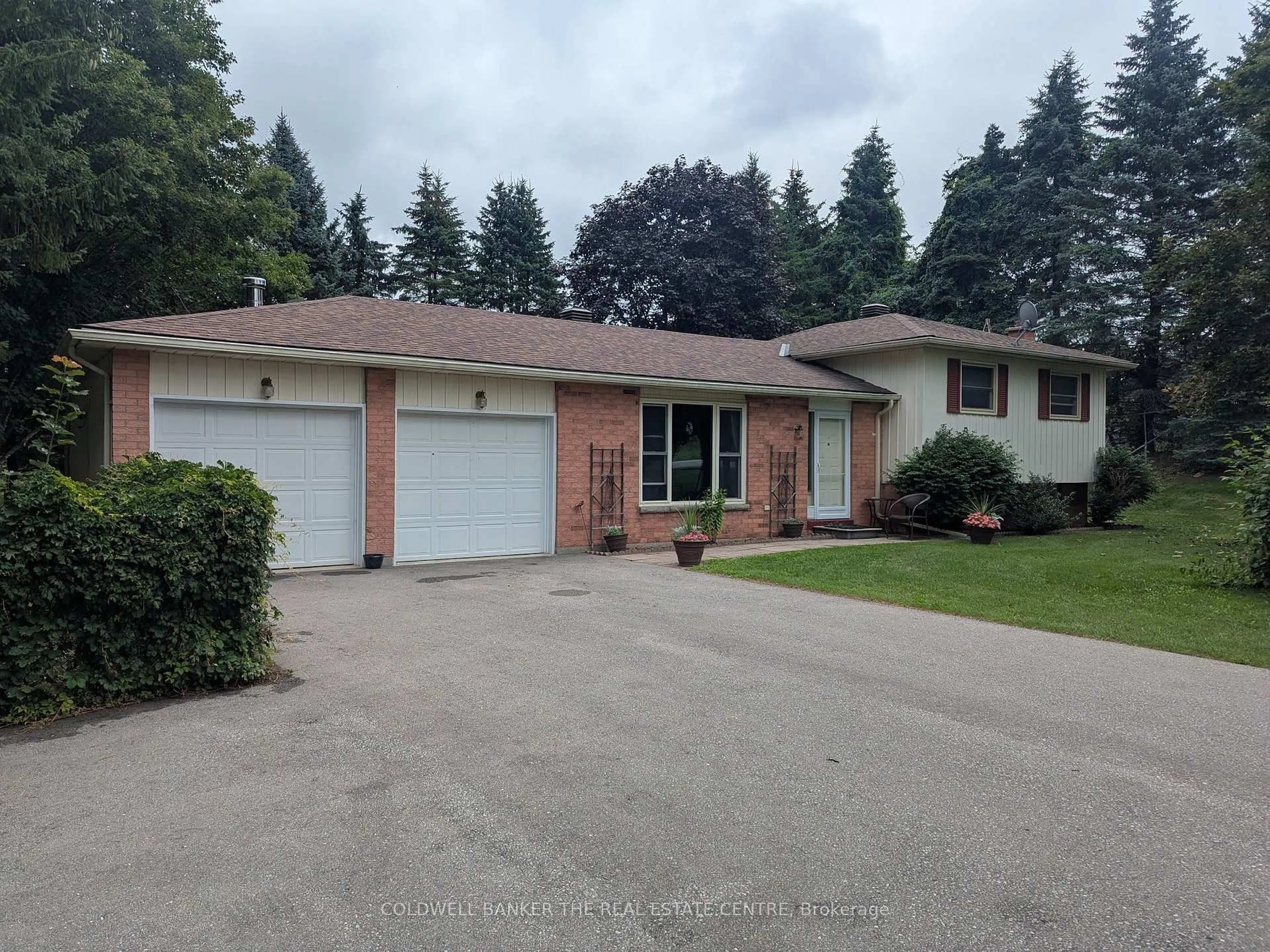 Home with brick exterior material, street for 5471 8th Line, Essa Ontario L0L 1L0