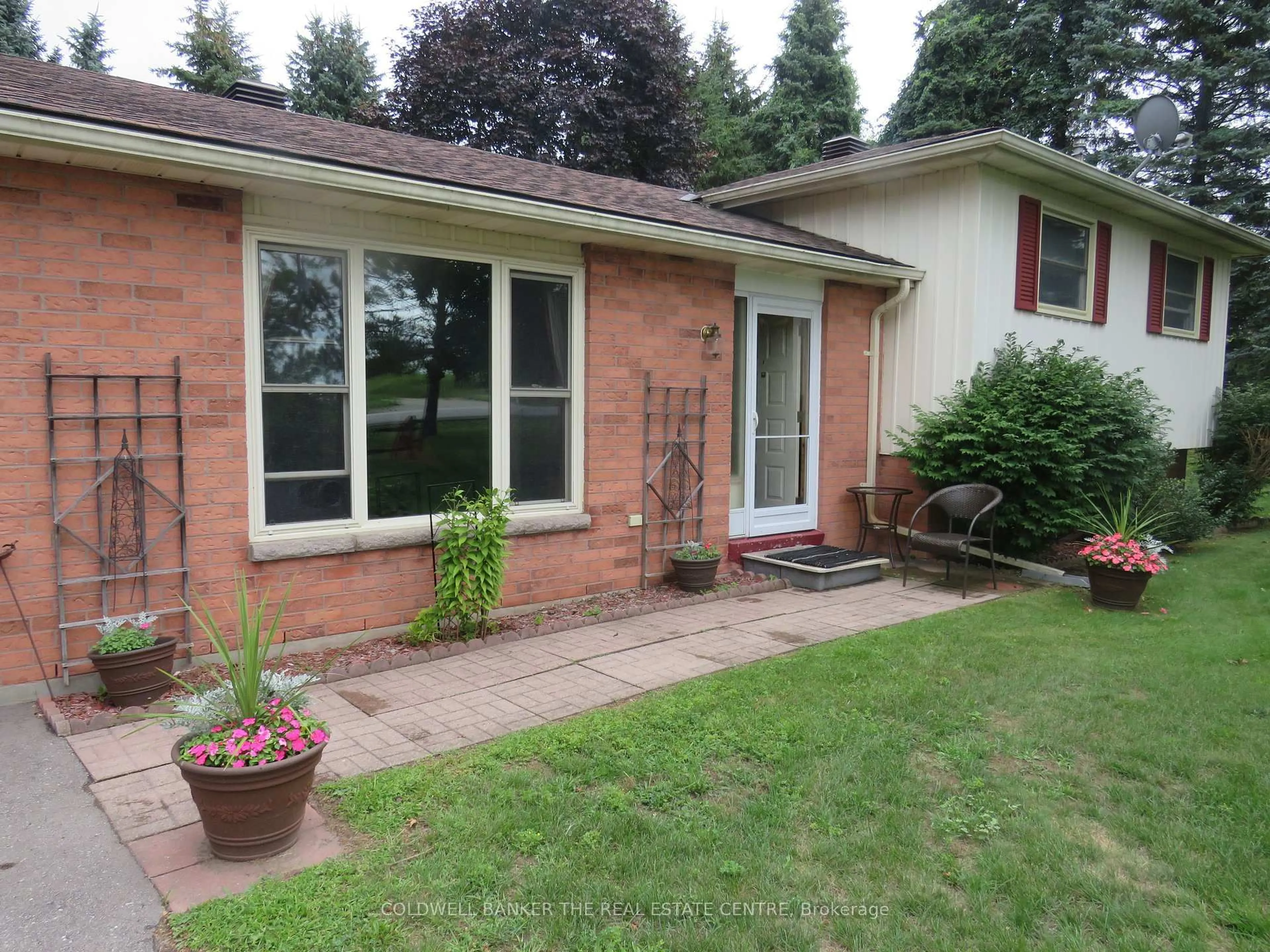 Home with brick exterior material, street for 5471 8th Line, Essa Ontario L0L 1L0
