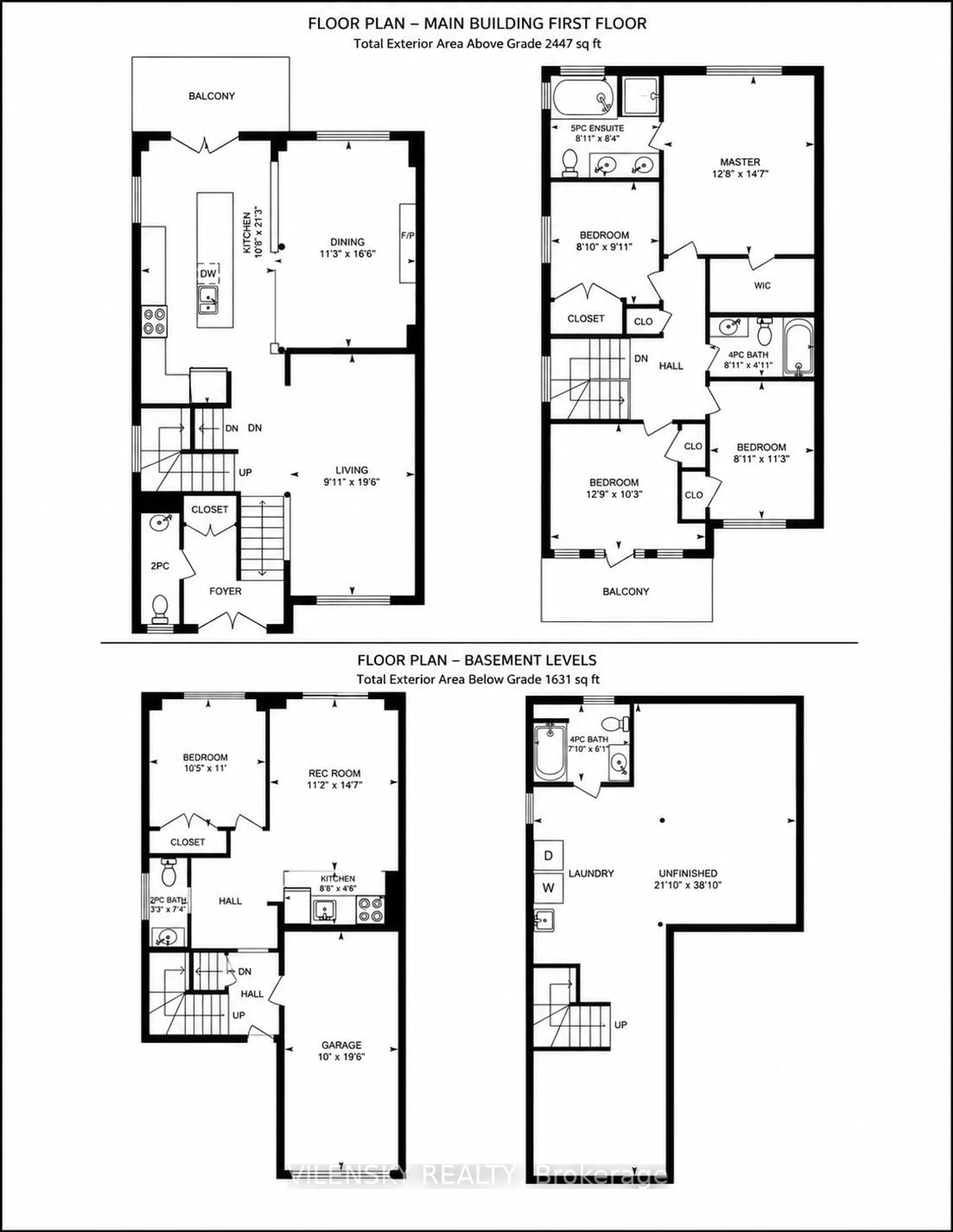 Floor plan for 294 Ilan Ramon Blvd, Vaughan Ontario L6A 0W4