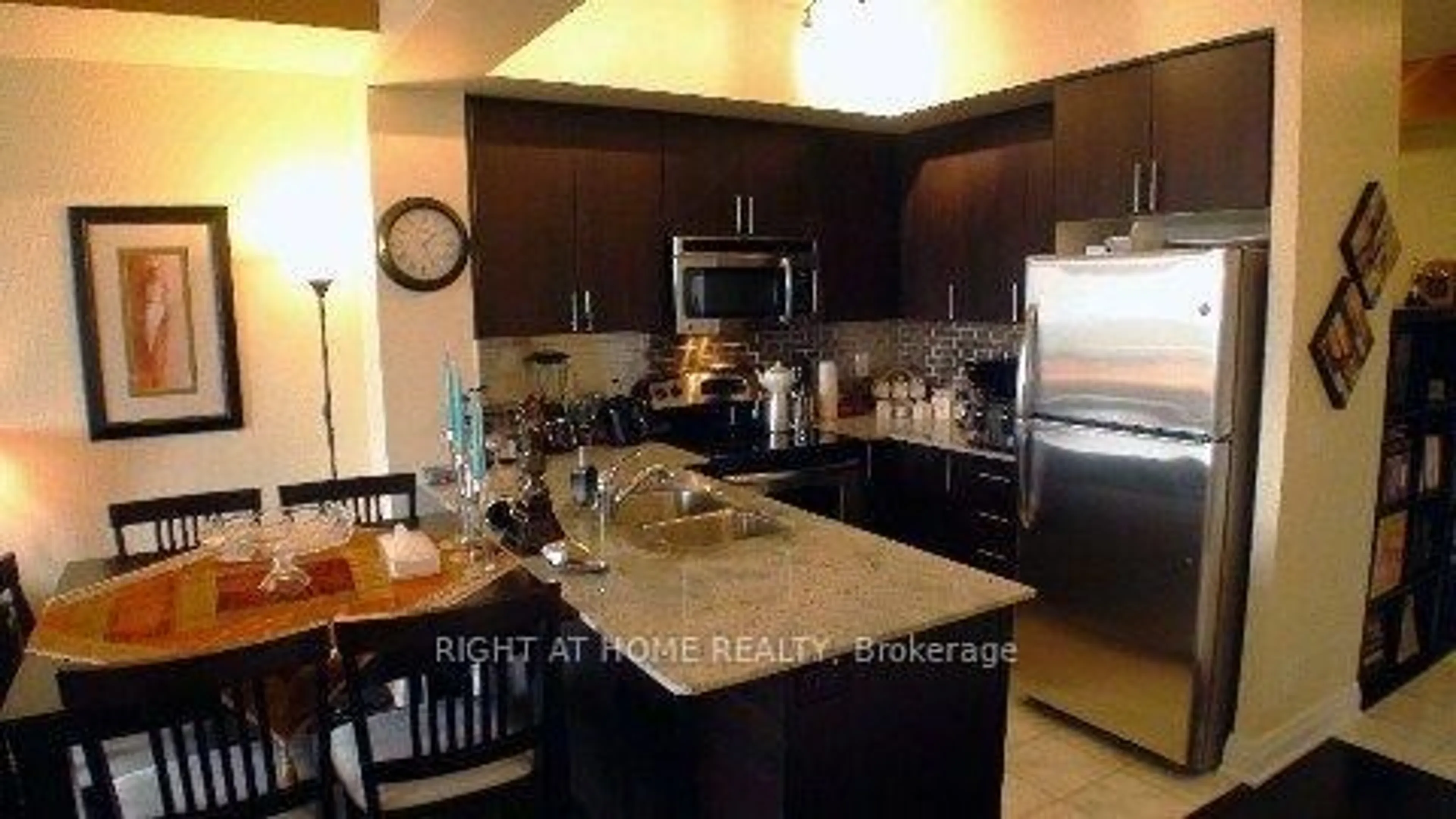 Open concept kitchen, ceramic/tile floor for 520 Steels Ave #1108, Vaughan Ontario L4J 0H2