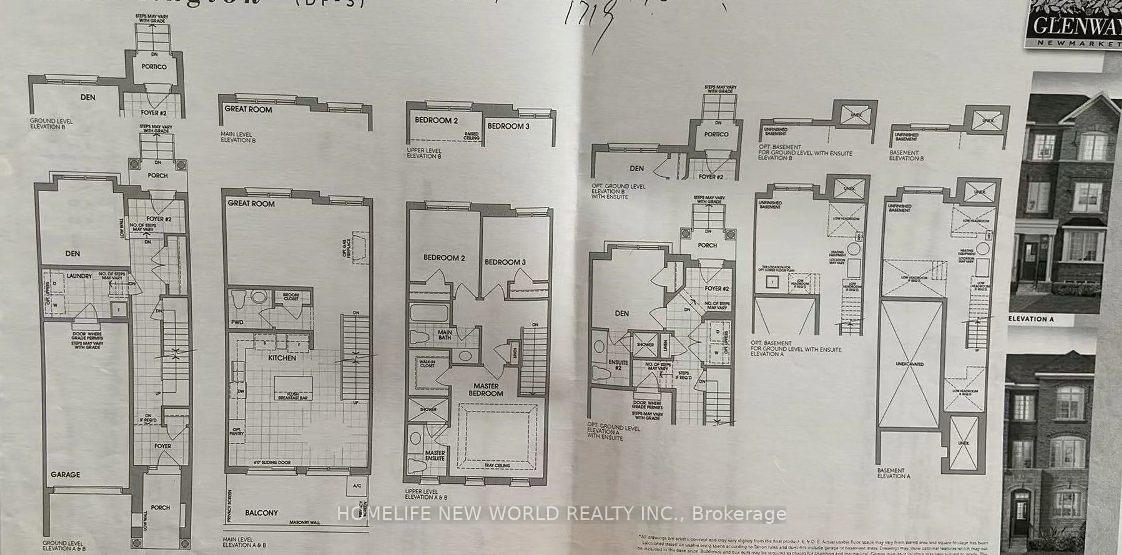 Floor plan for 257 Harding Park St, Newmarket Ontario L3Y 0E1