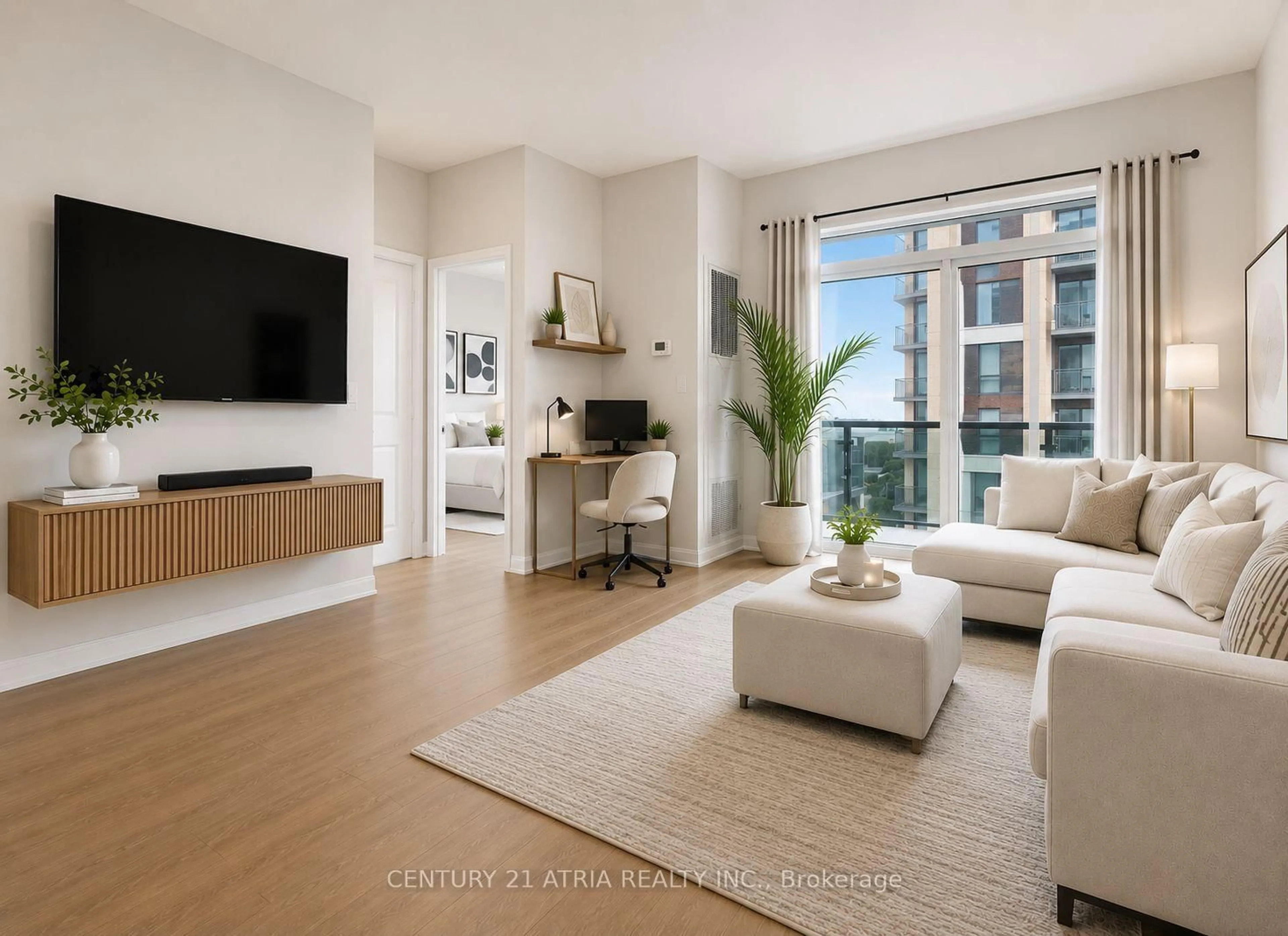Living room with furniture, unknown for 9560 Markham Rd #705, Markham Ontario L6E 0T9