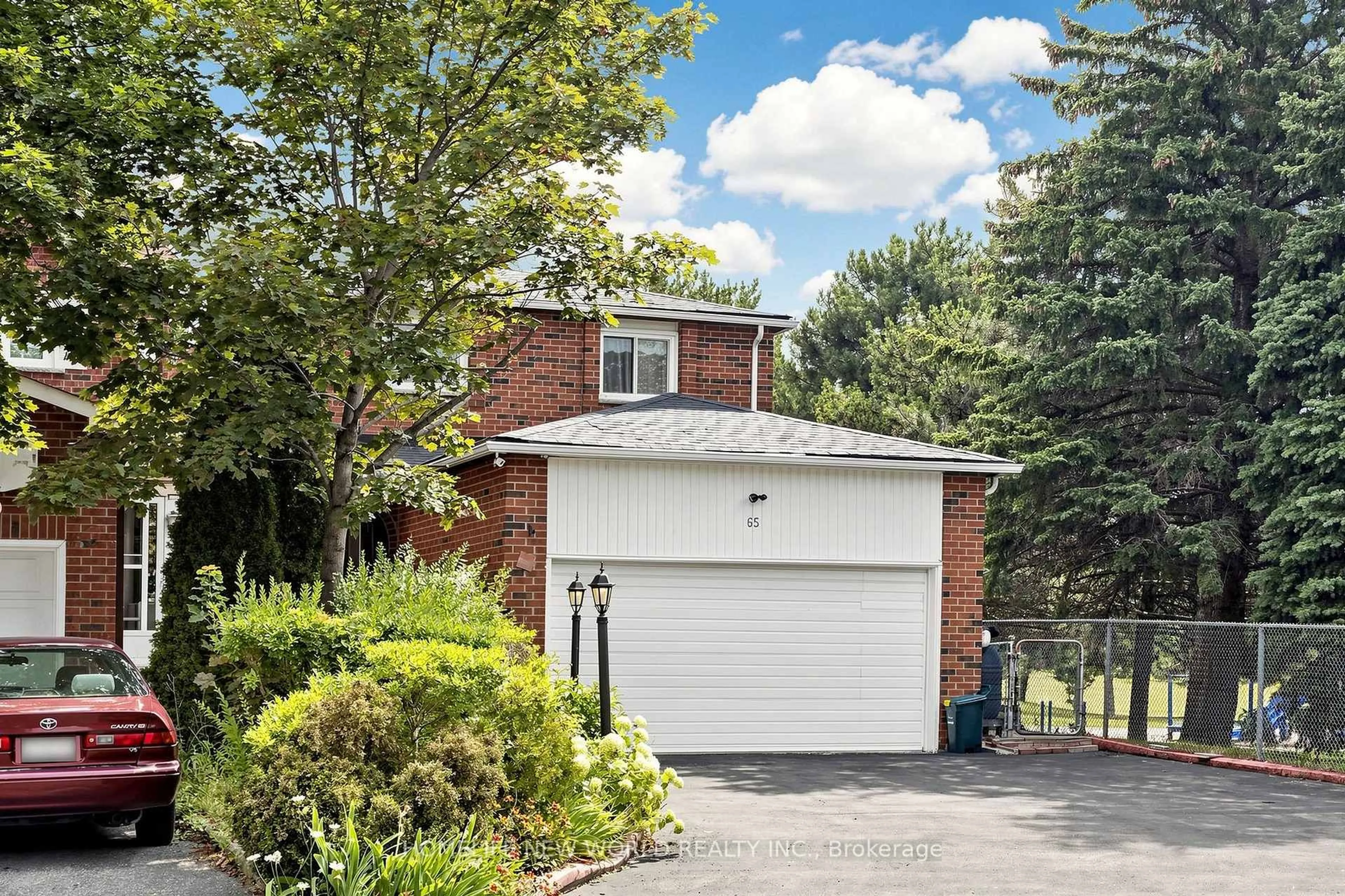 Home with brick exterior material, street for 65 Tangmere Cres, Markham Ontario L3R 6Y6