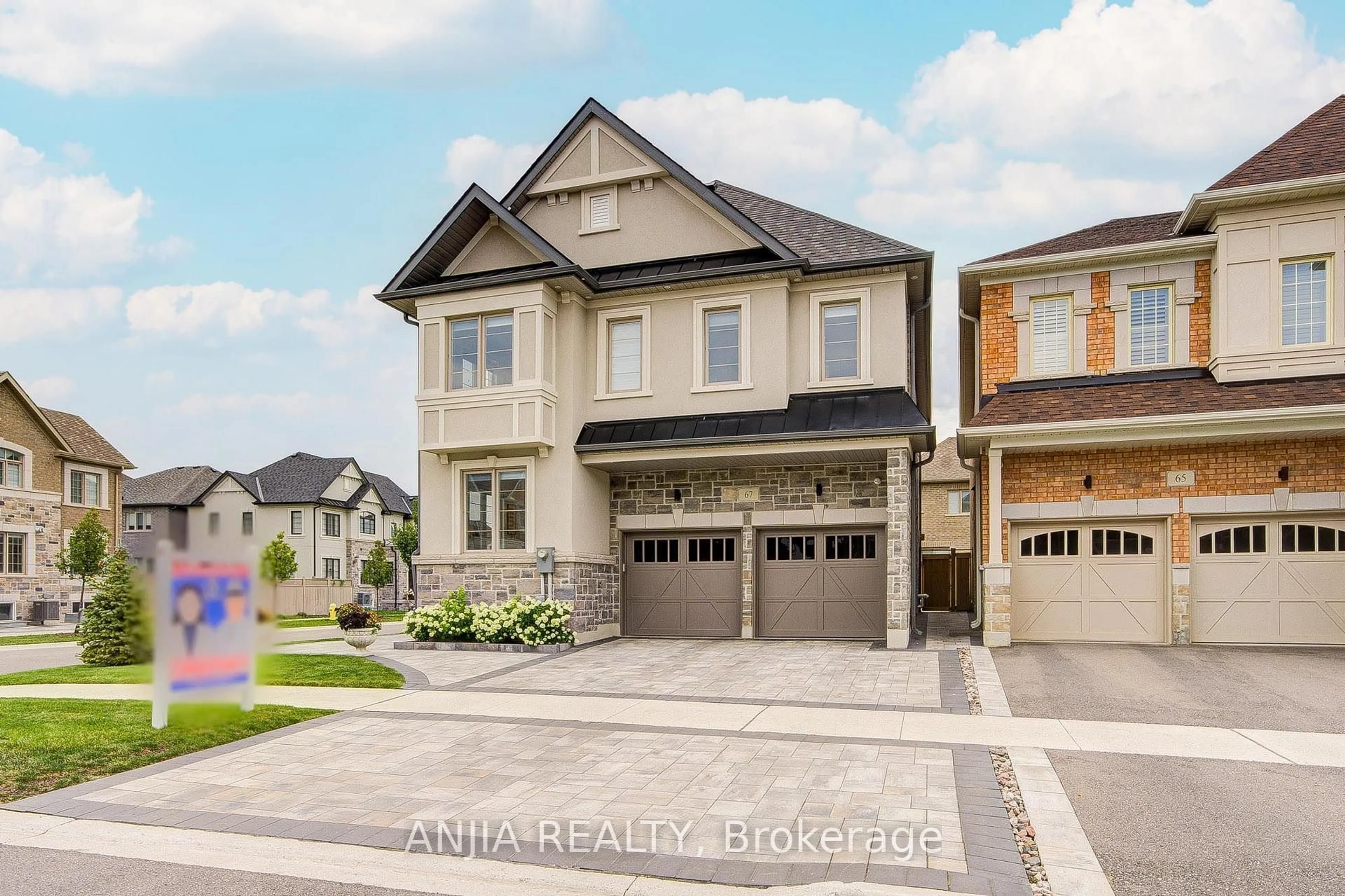 Home with brick exterior material, street for 67 Furrow St, Markham Ontario L6E 2H8