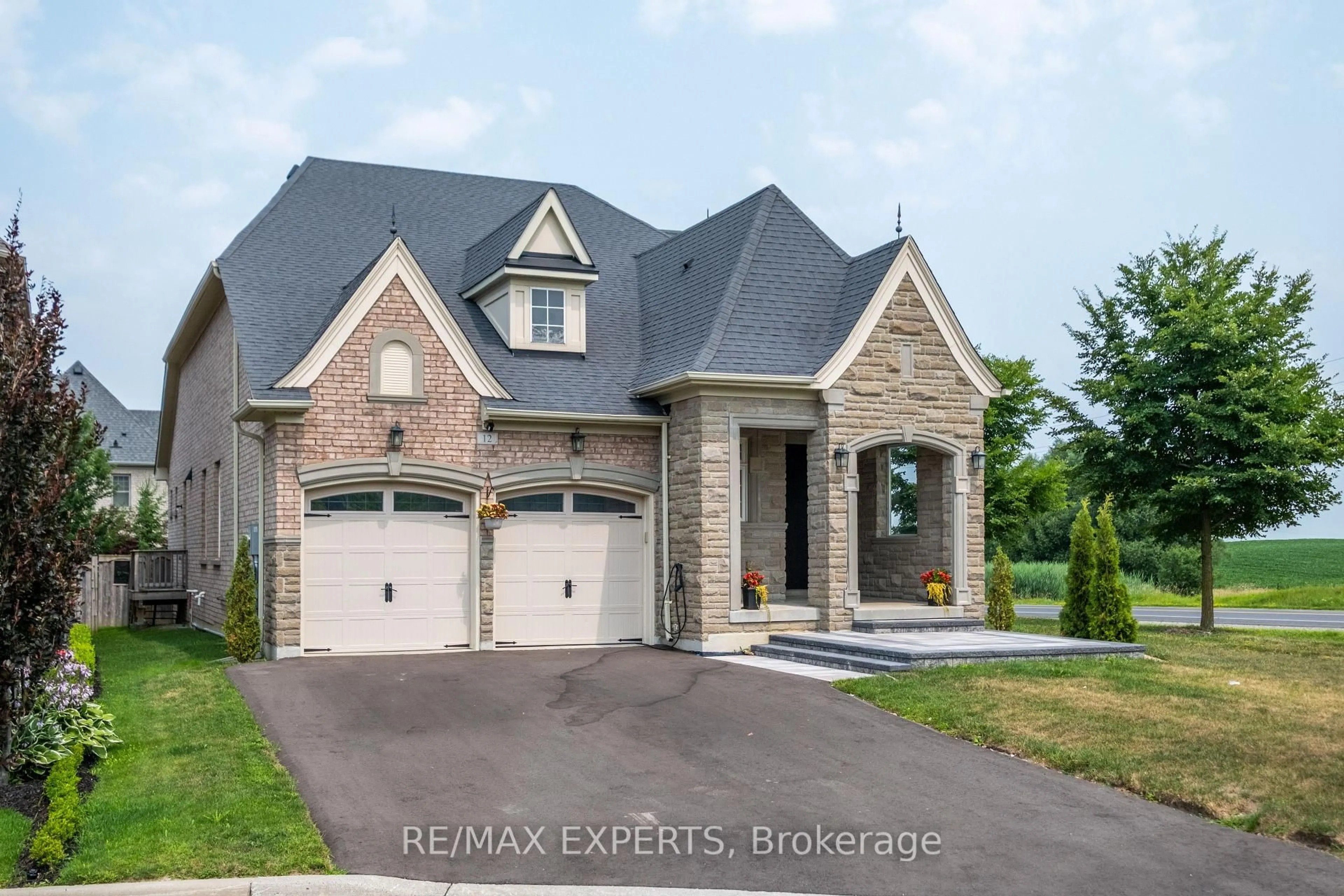 Home with brick exterior material, street for 12 Valley Point Cres, King Ontario L7B 0B7