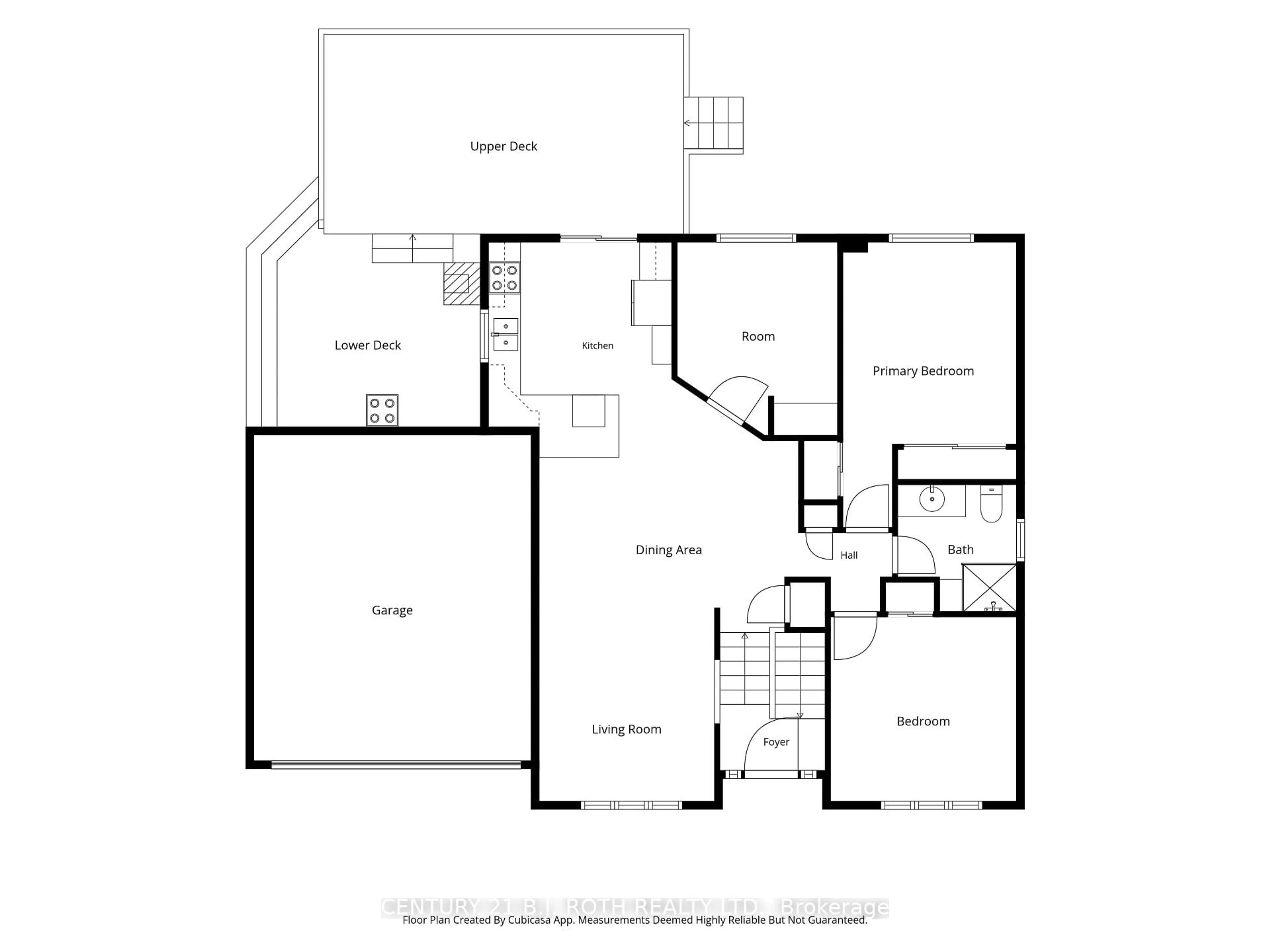 Floor plan for 22 Michael St, Essa Ontario L0M 1B2