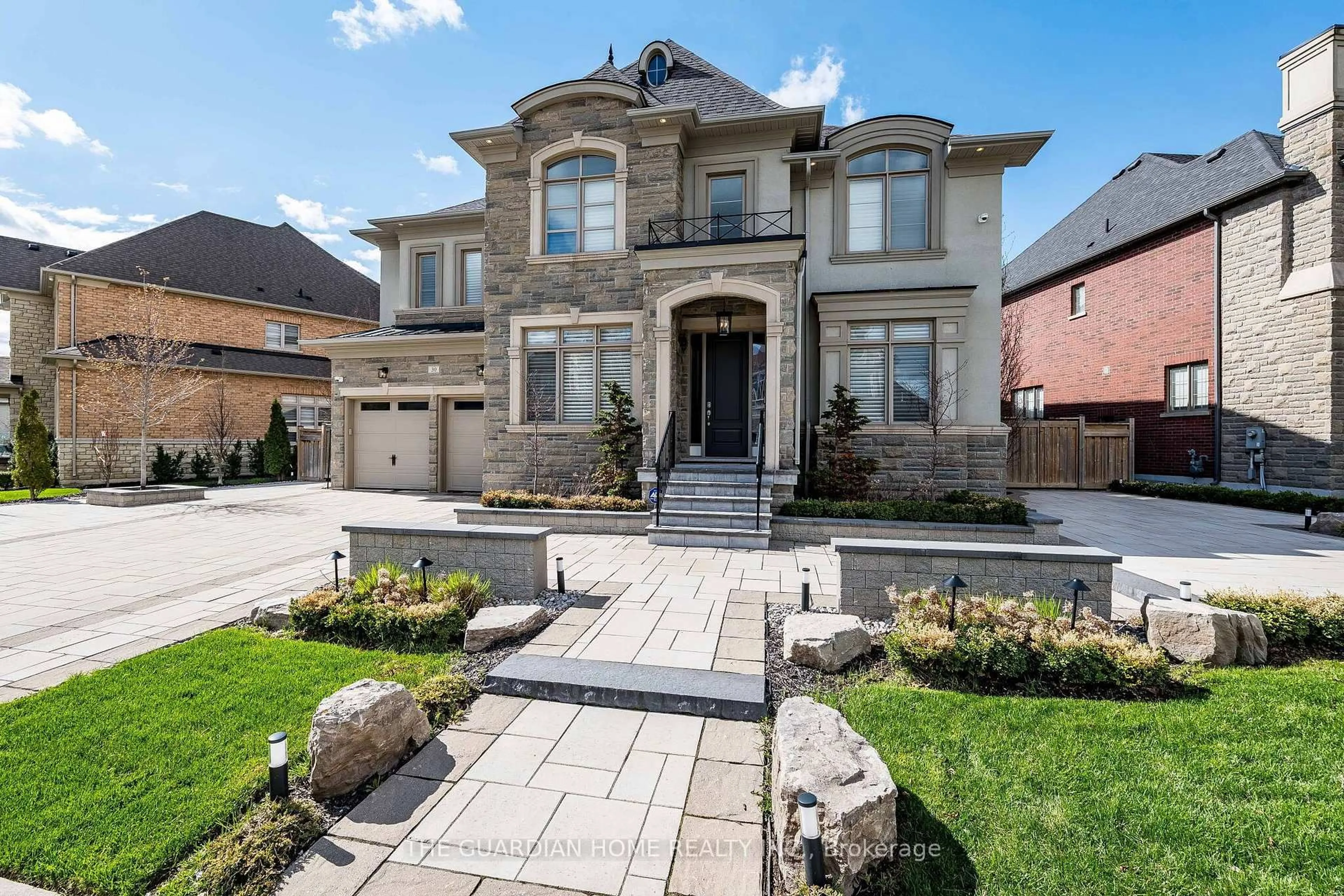 Home with brick exterior material, street for 30 Tiburon Tr, Vaughan Ontario L4H 3X3
