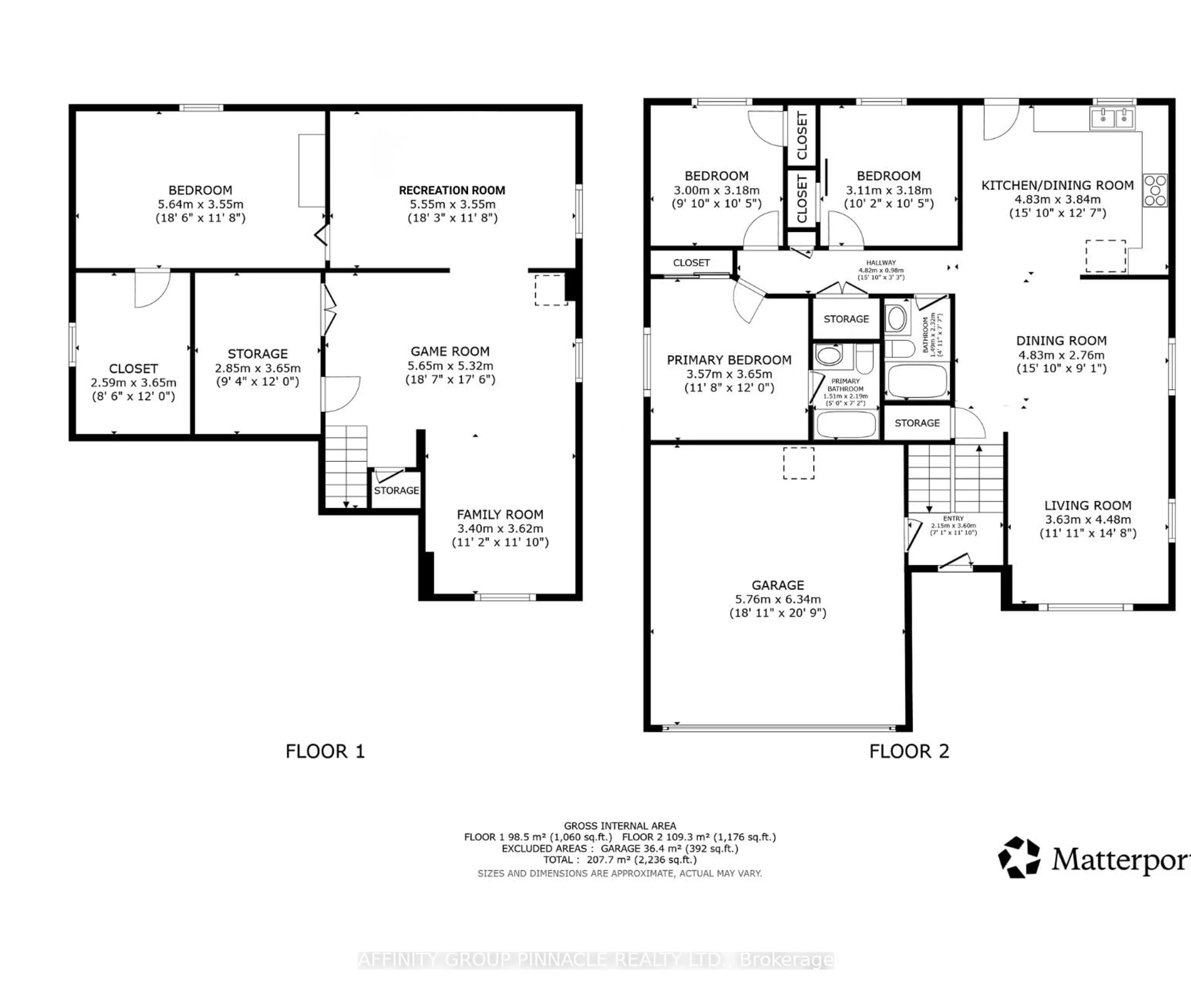 Floor plan for 476 Bay St, Brock Ontario L0K 1A0