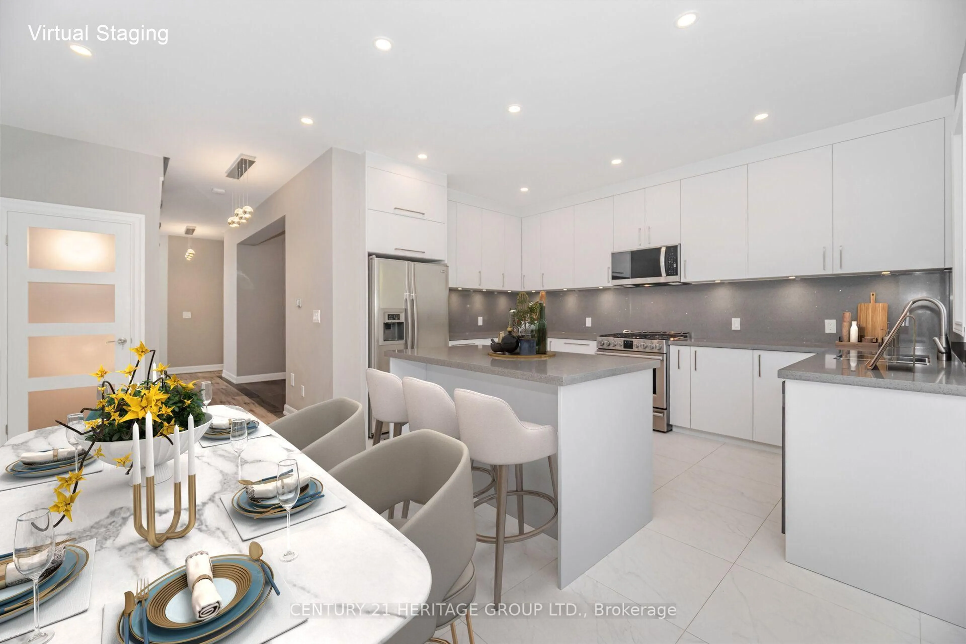 Contemporary kitchen, unknown for 6 Vitlor Dr, Richmond Hill Ontario L4E 3W3