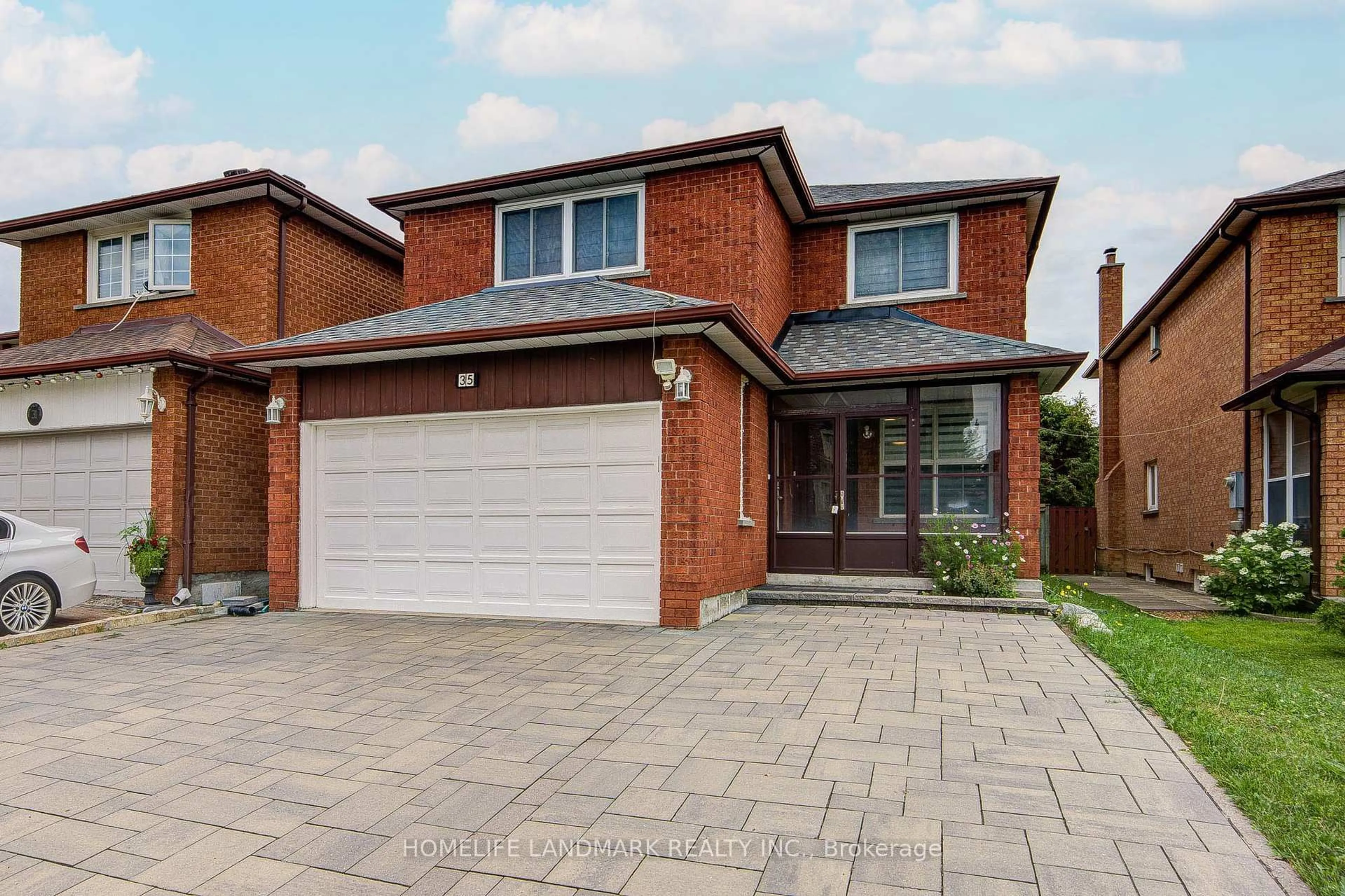 Home with brick exterior material, street for 35 Royal Palm Dr, Vaughan Ontario L4J 5R4