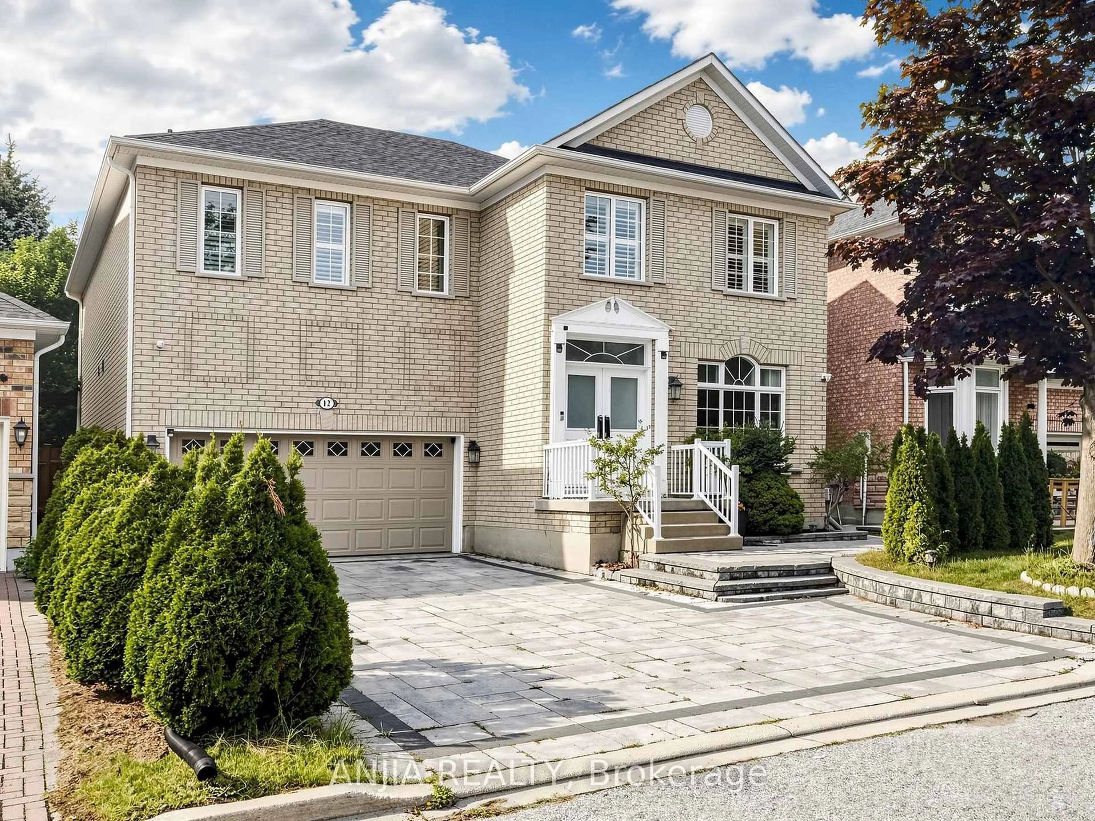 Home with brick exterior material, street for 12 Gardenia Cres, Markham Ontario L6C 2K7