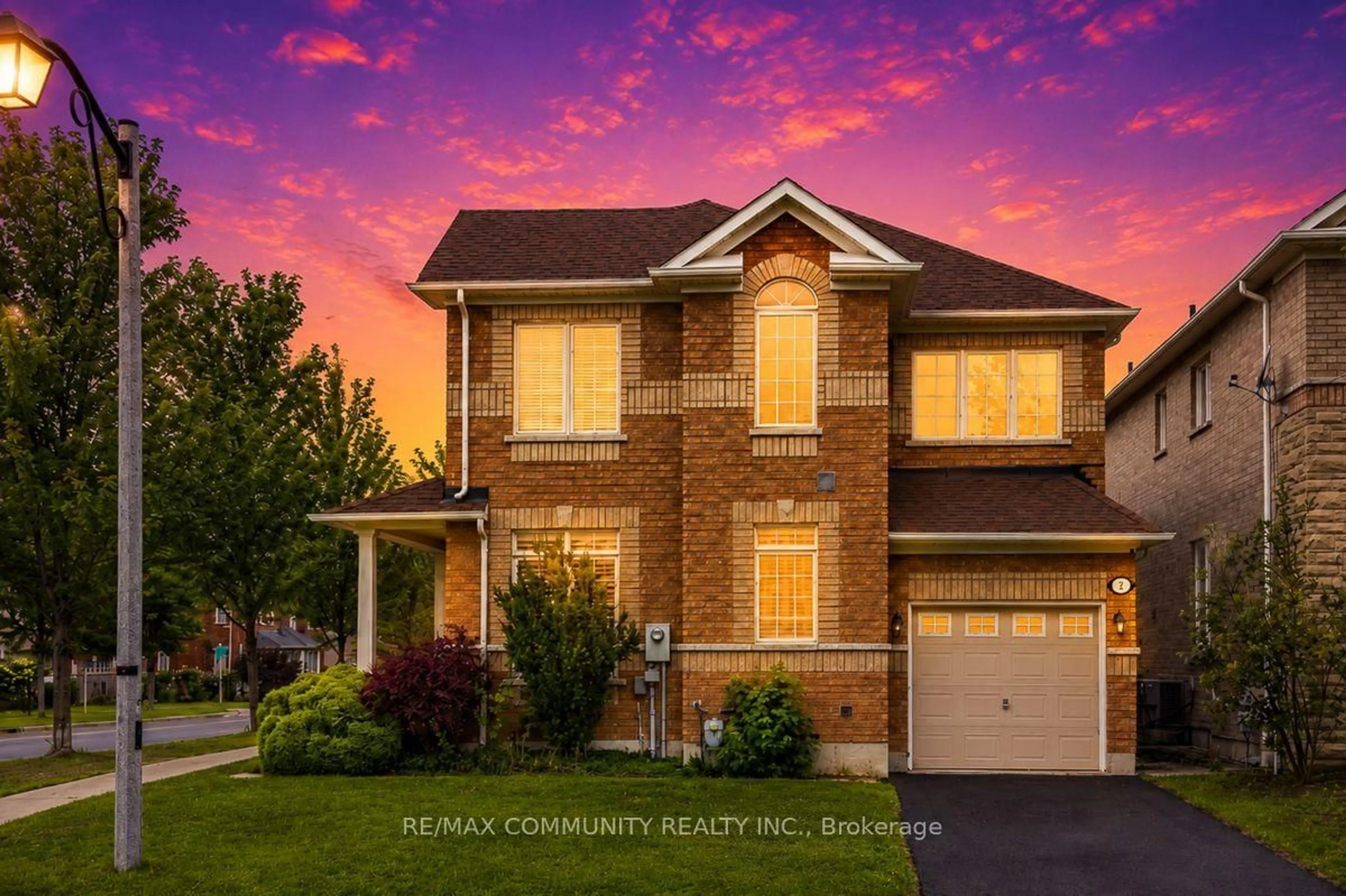 Home with brick exterior material, street for 2 Solace Rd, Markham Ontario L6E 0A3