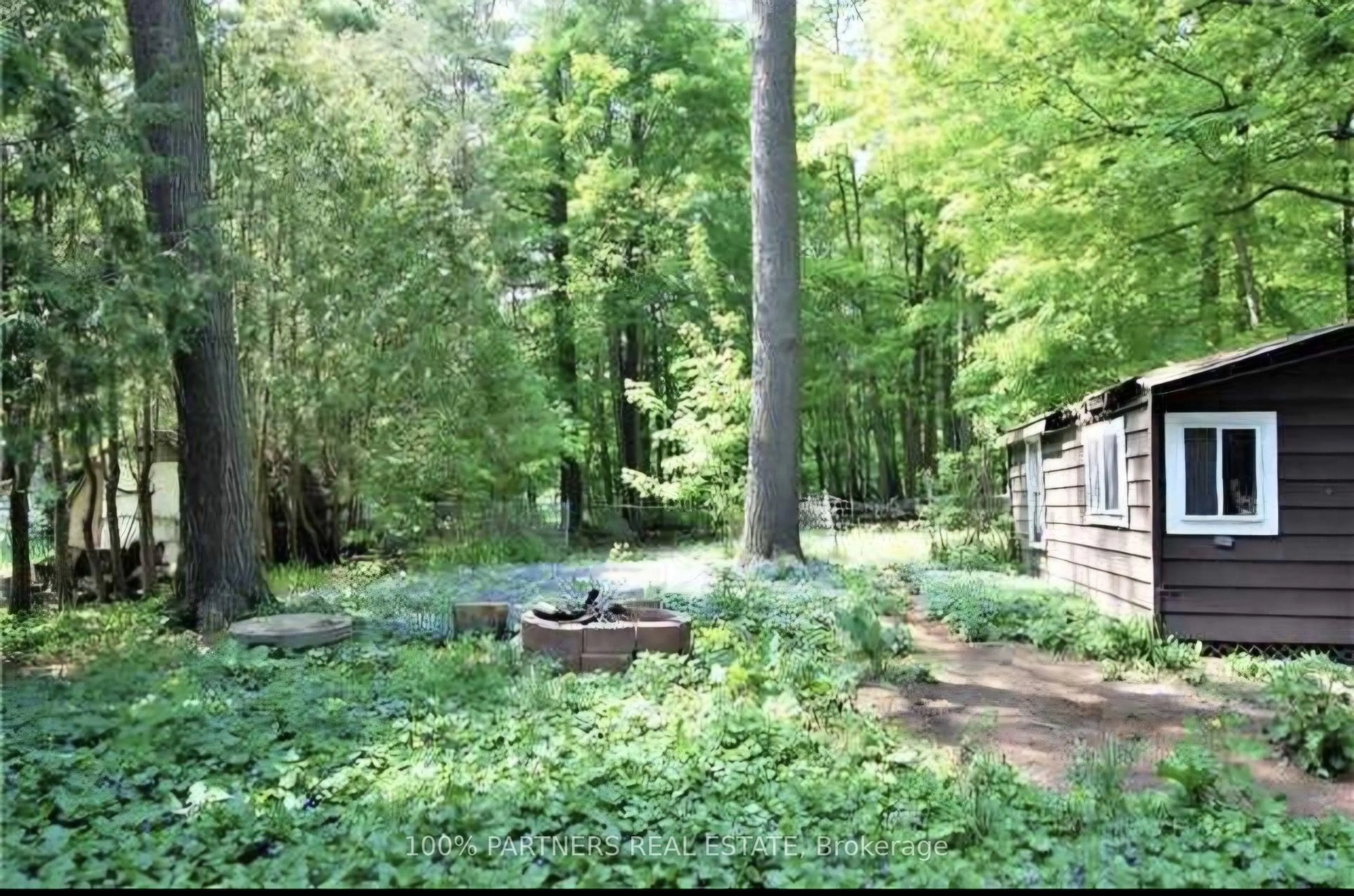 Patio, forest/trees view for 730 Lakelands Ave, Innisfil Ontario L9S 4E5