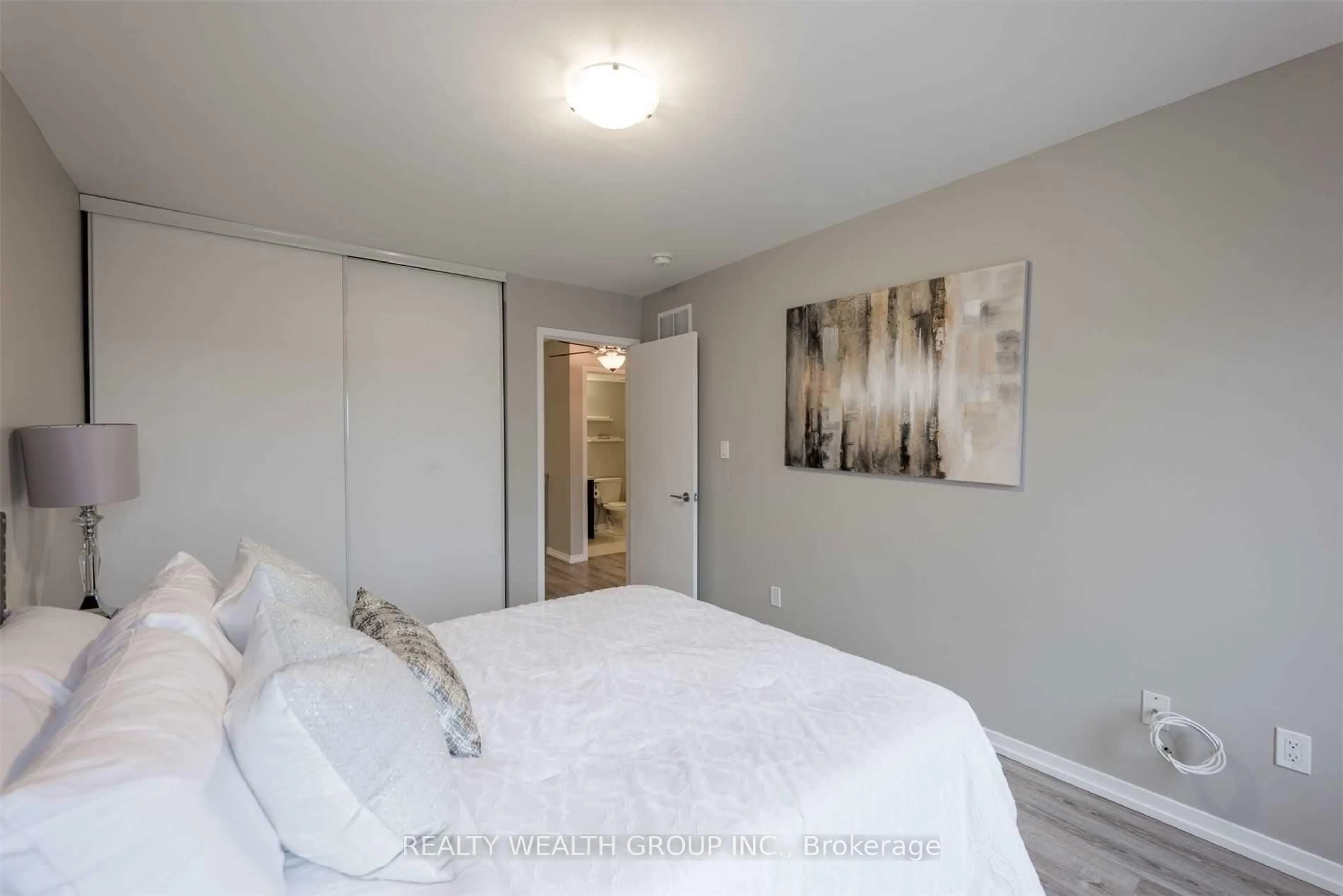 Bedroom with bed, unknown for 26 Bruce St #12, Vaughan Ontario L4L 1J4
