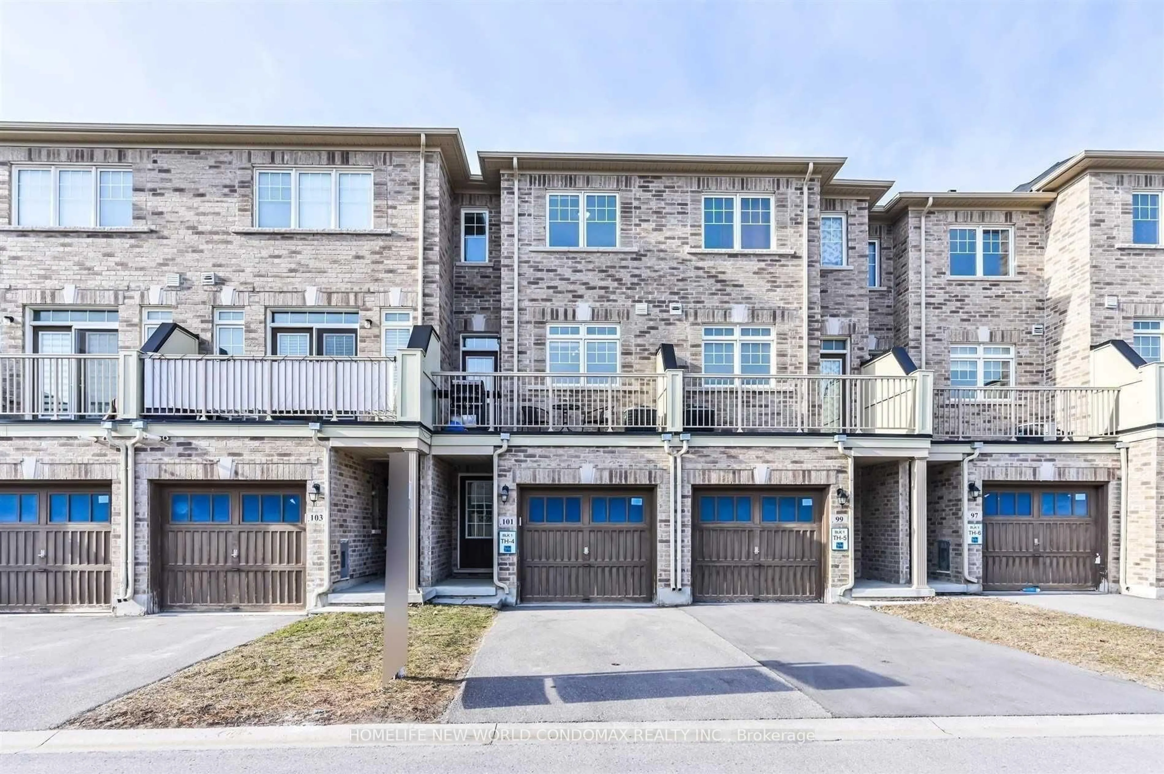 Home with brick exterior material, street for 101 Dundas Way, Markham Ontario L6E 0R7