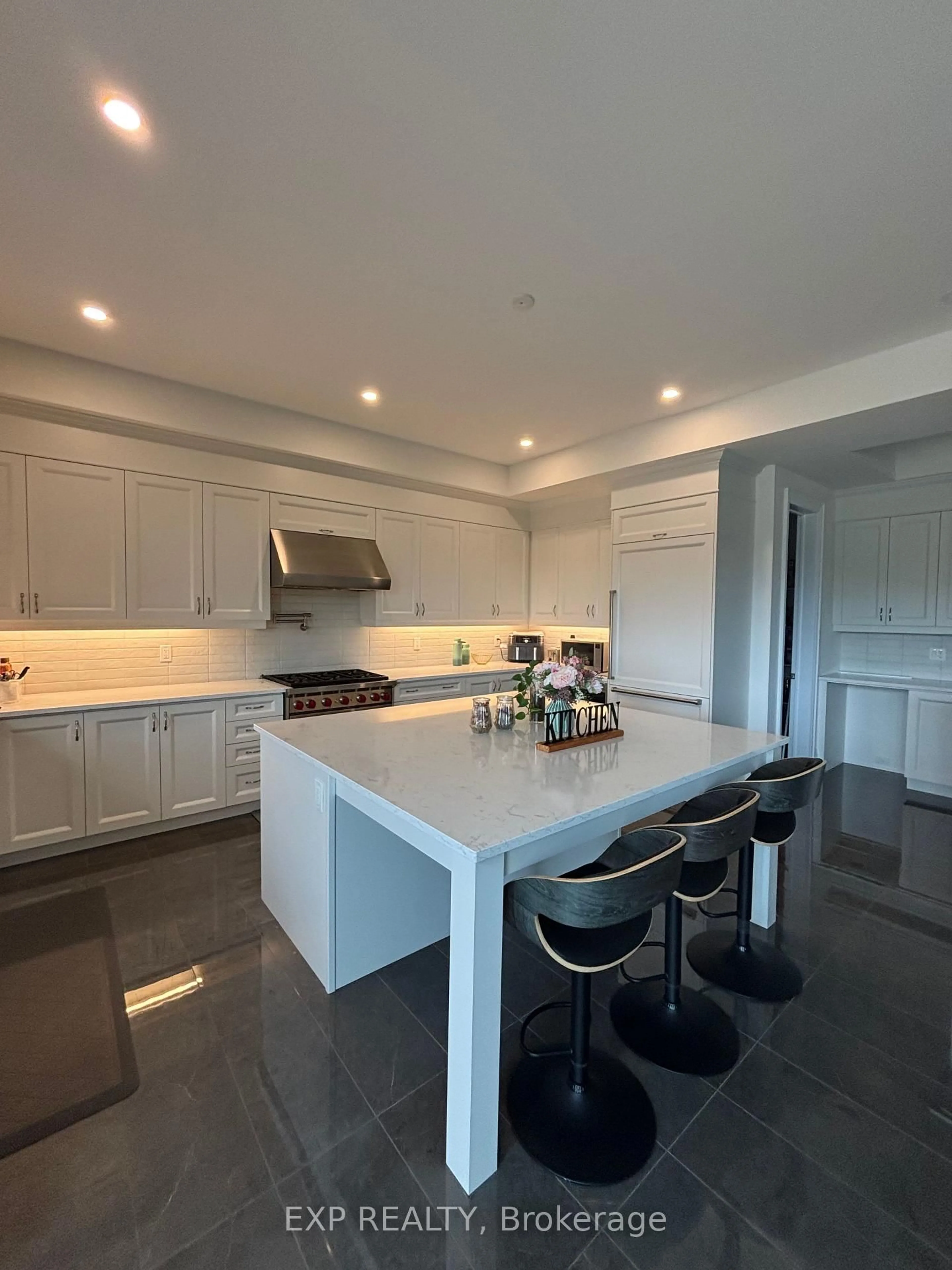 Contemporary kitchen, ceramic/tile floor for 20 Seraville St, Vaughan Ontario L3L 0H1
