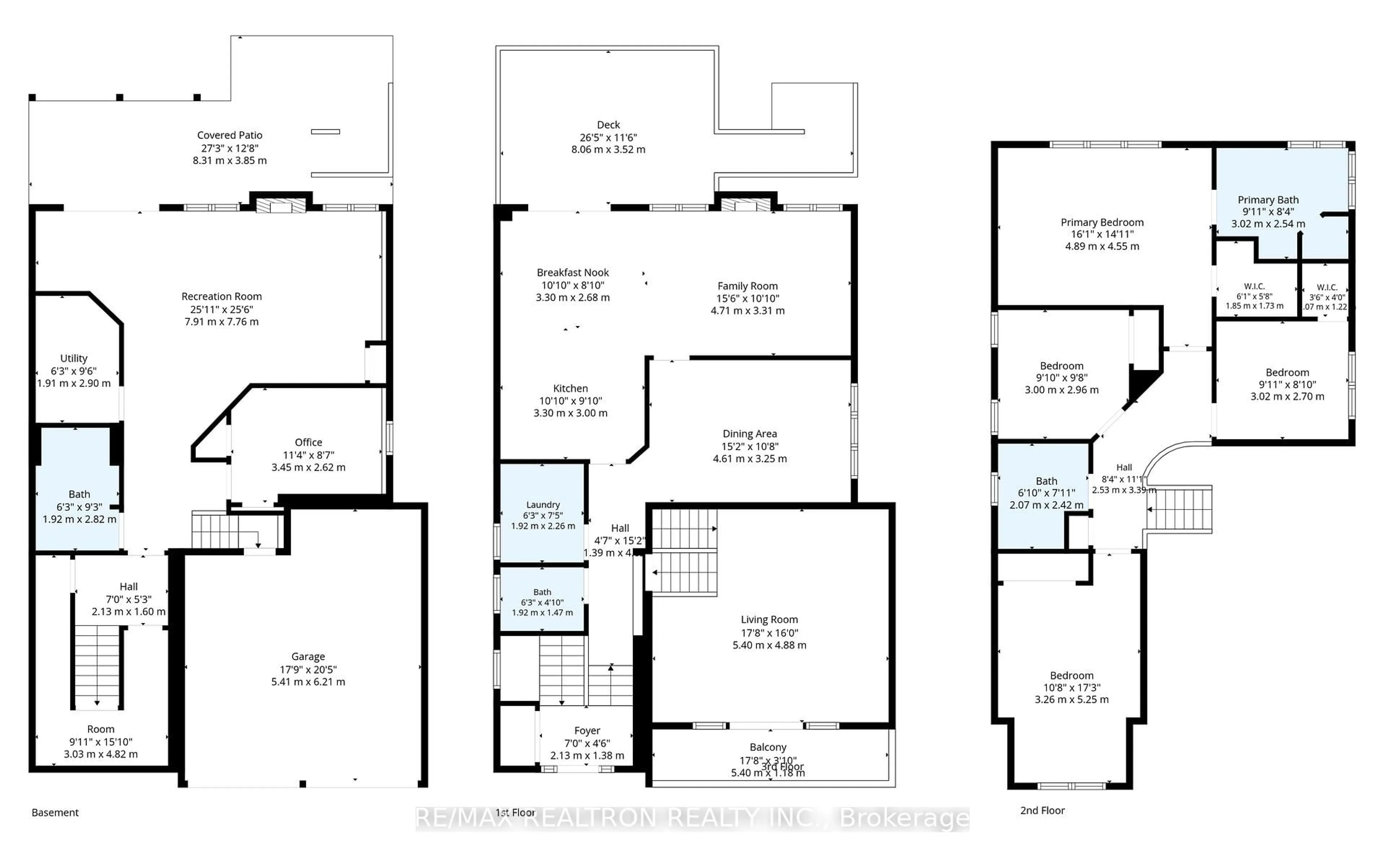 Floor plan for 12 Cozens Dr, Richmond Hill Ontario L4E 4W3
