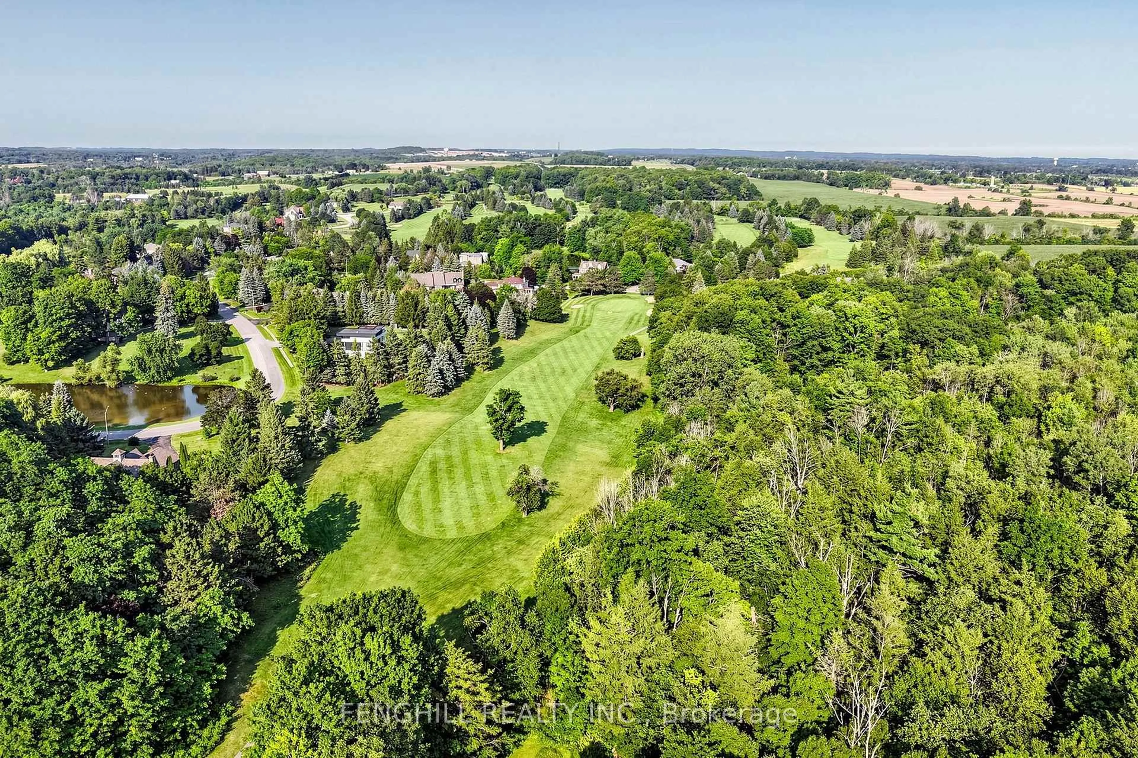 A pic from outside/outdoor area/front of a property/back of a property/a pic from drone, forest/trees view for 2 Earl Cook Dr, Whitchurch-Stouffville Ontario L4A 1L5