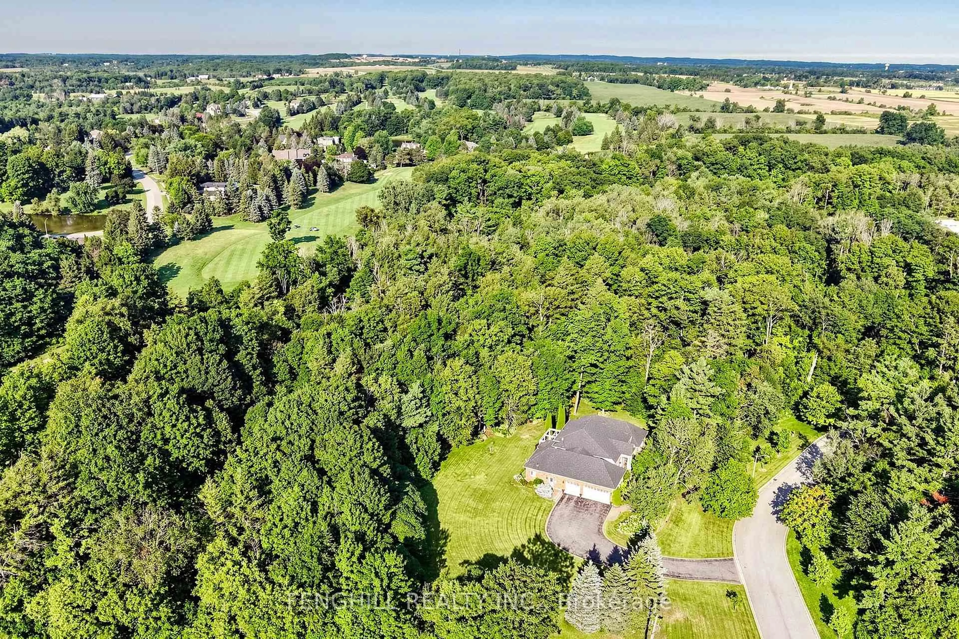 A pic from outside/outdoor area/front of a property/back of a property/a pic from drone, forest/trees view for 2 Earl Cook Dr, Whitchurch-Stouffville Ontario L4A 1L5