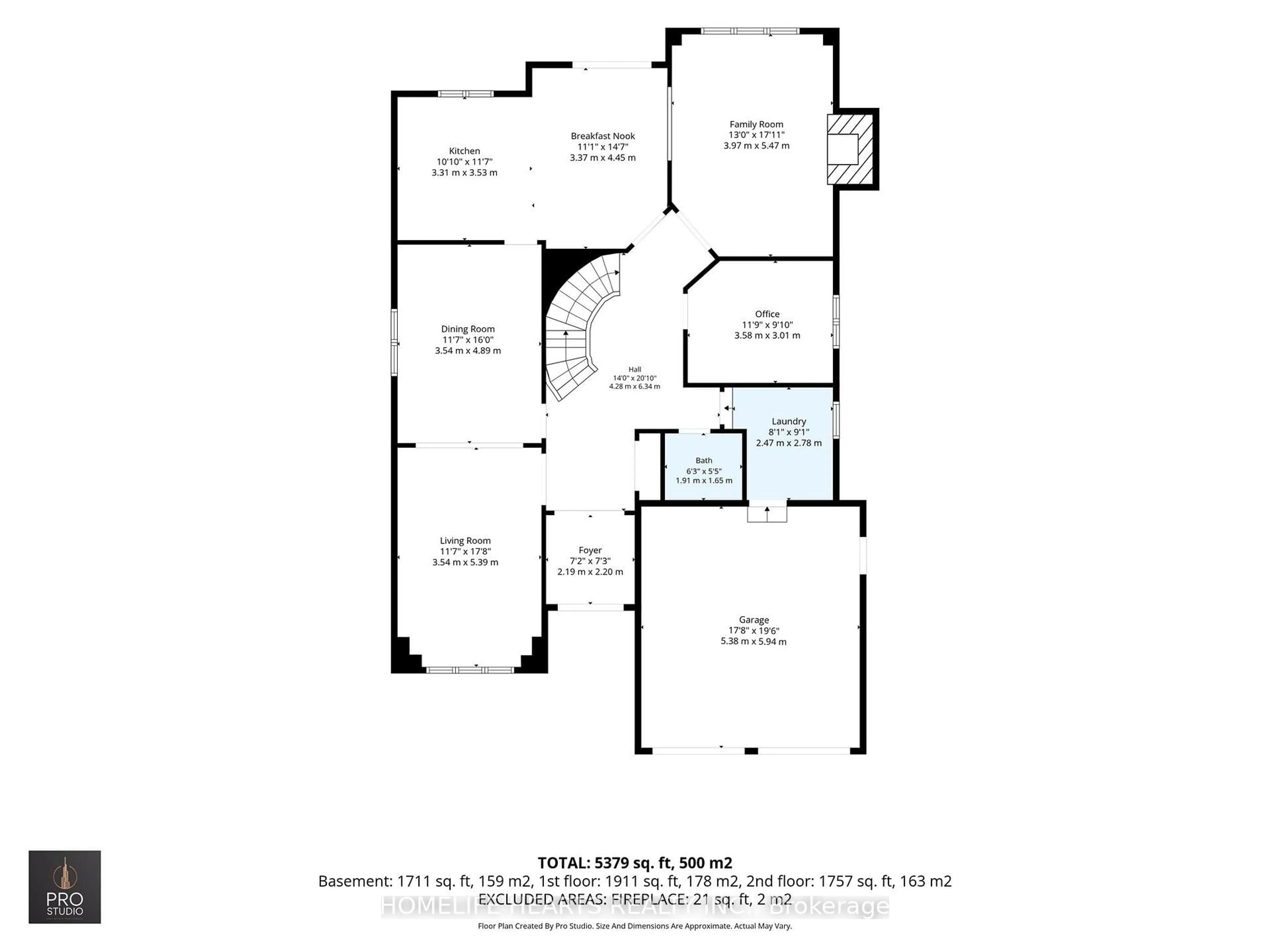 Floor plan for 62 Boxwood Cres, Markham Ontario L3S 3P9