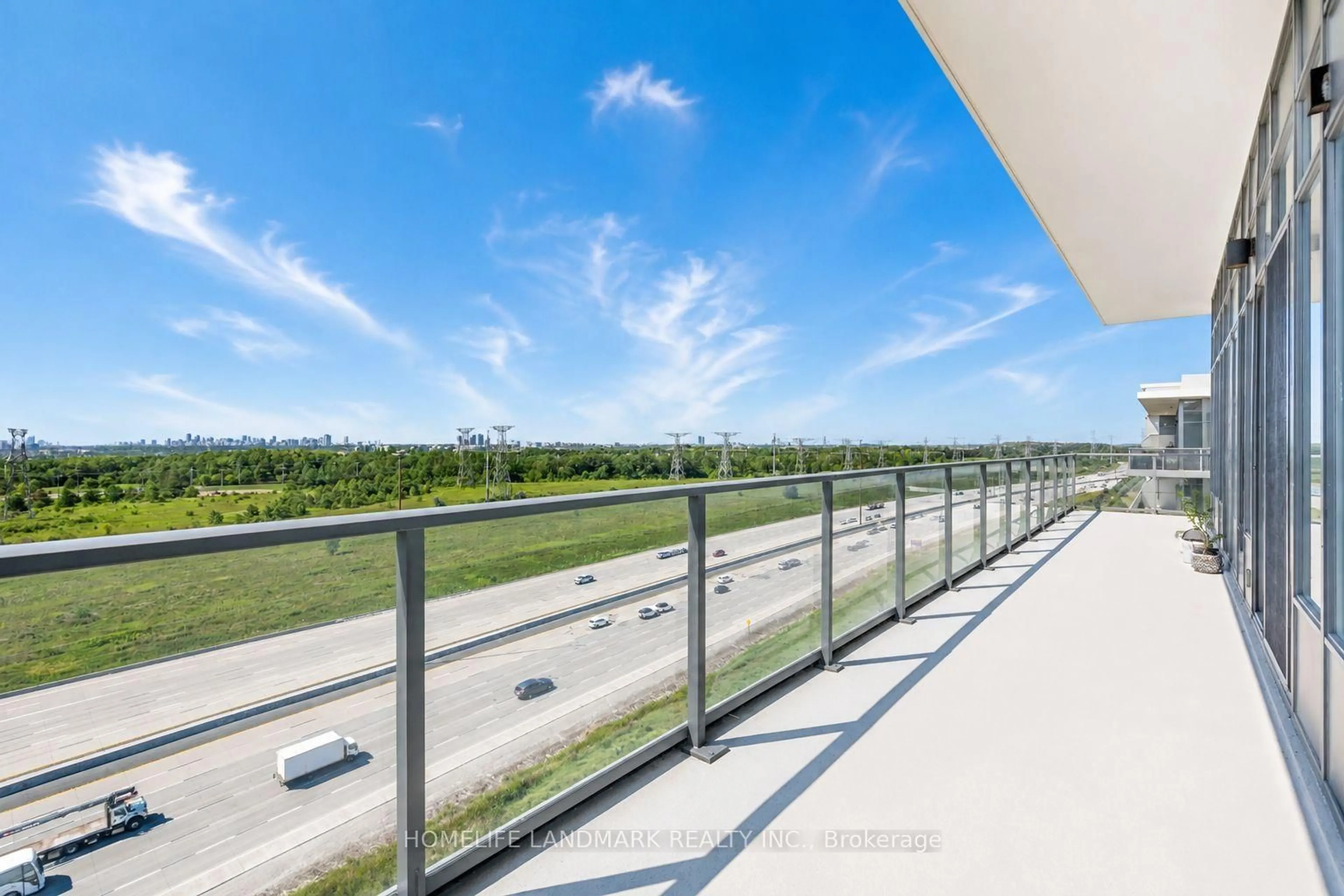 Balcony in the apartment, unknown for 325 South Park Rd #325-PH9, Markham Ontario L3T 0B8