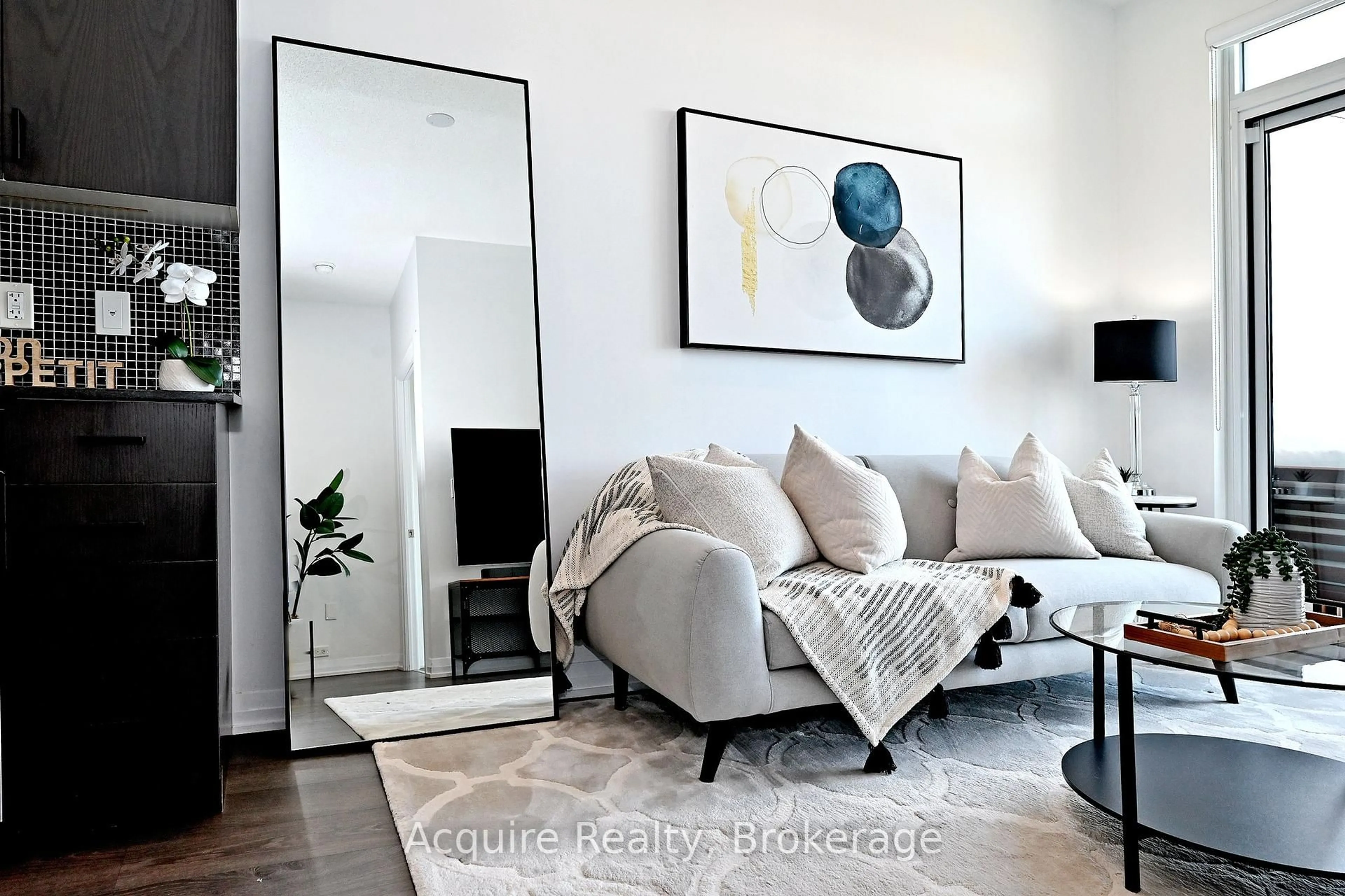 Living room with furniture, unknown for 9560 Markham Rd #702, Markham Ontario L6E 0T9