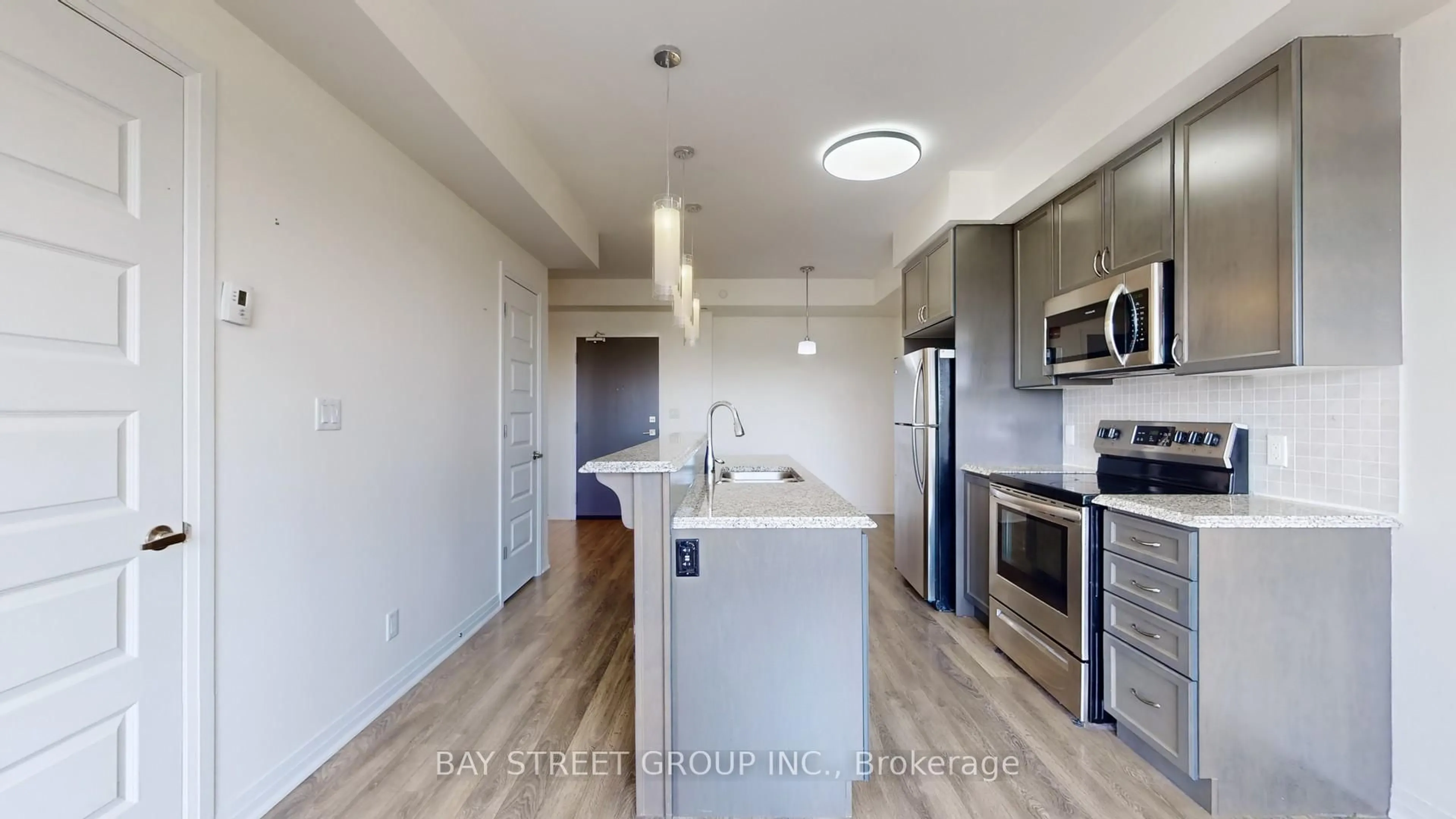 Open concept kitchen, unknown for 2 Adam Sellers St #512, Markham Ontario L6B 1P2