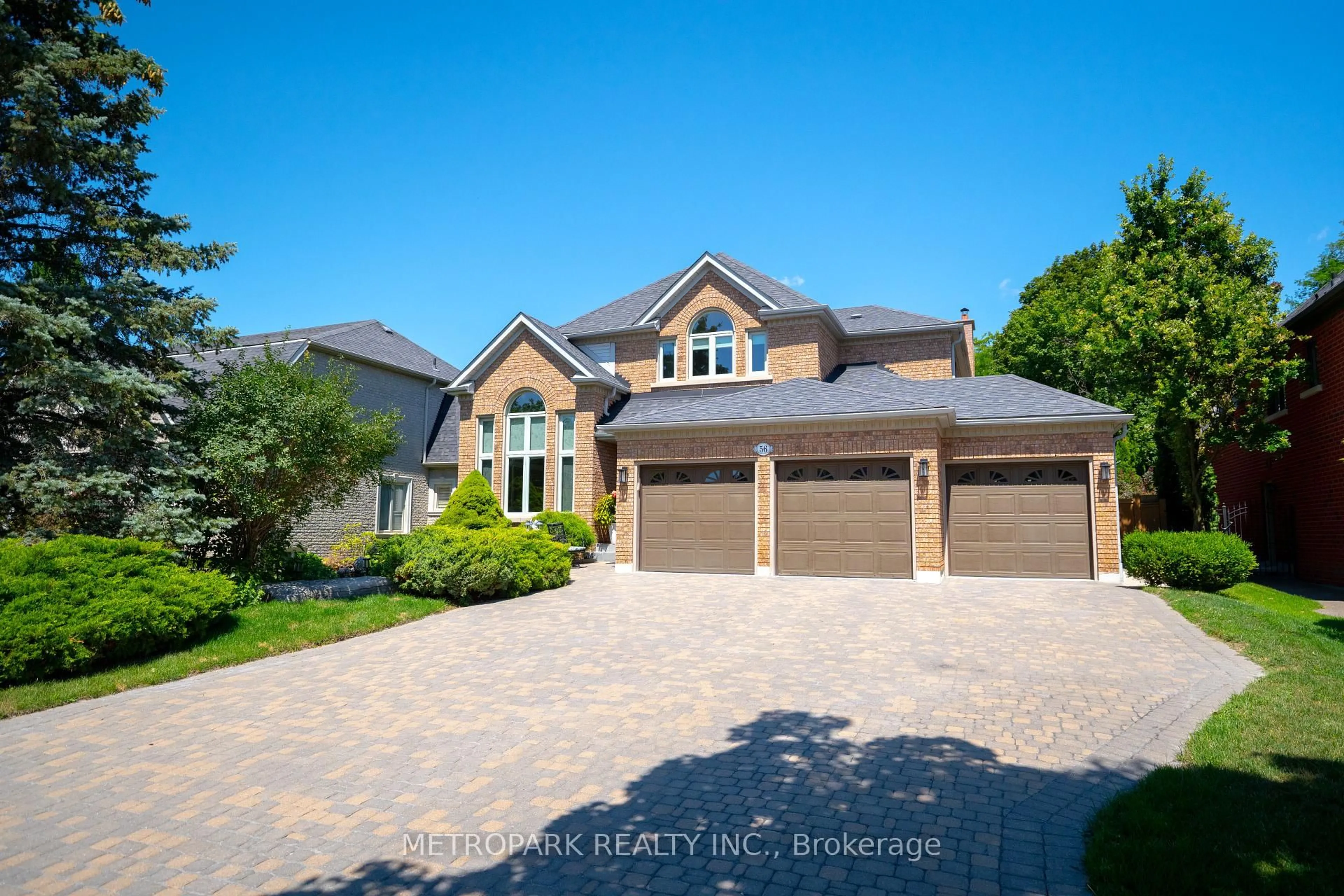 Home with brick exterior material, street for 56 Bindertwine Blvd, Vaughan Ontario L0J 1C0