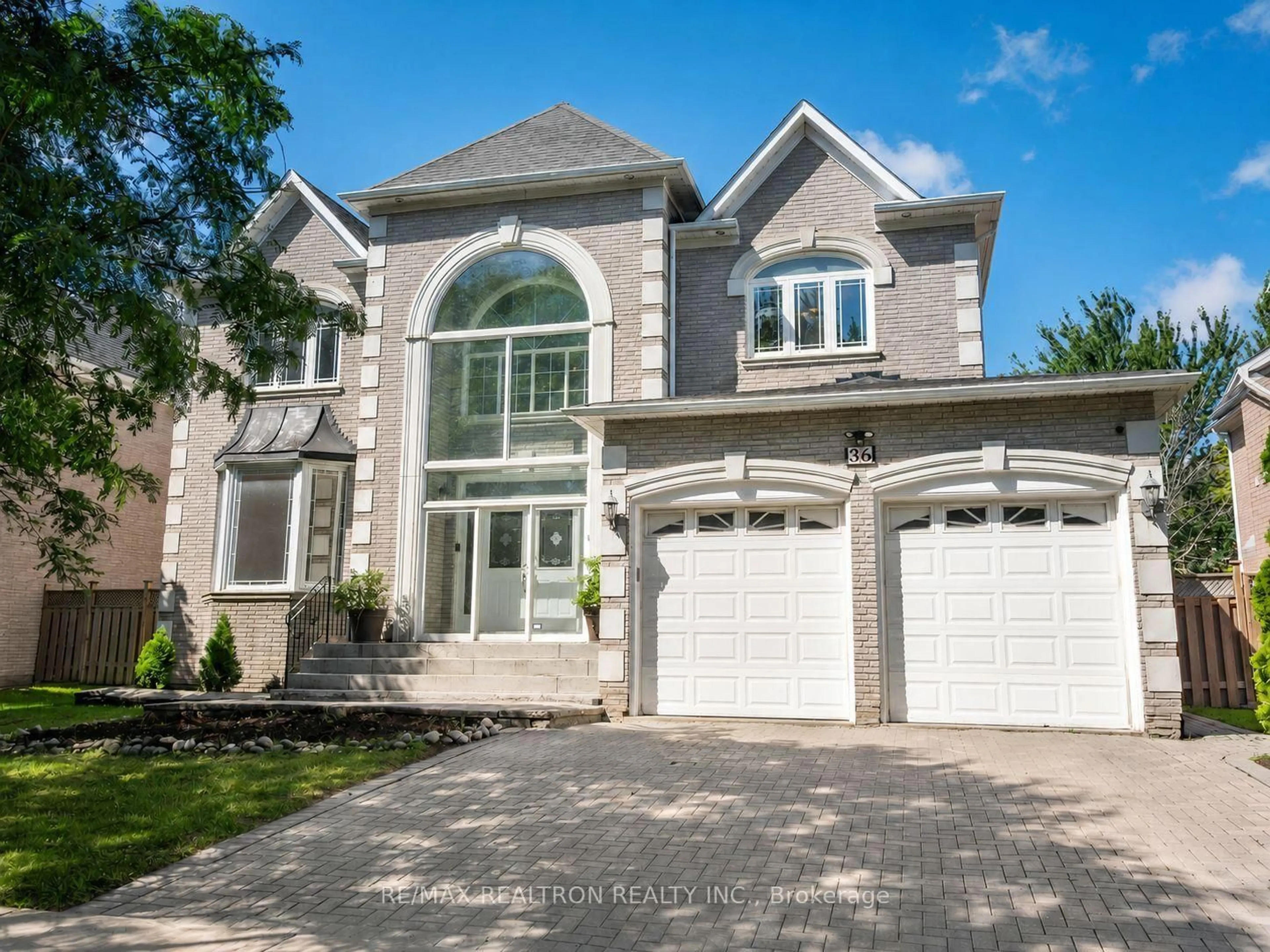 Home with brick exterior material, street for 36 Fern Ave, Richmond Hill Ontario L4B 3R5