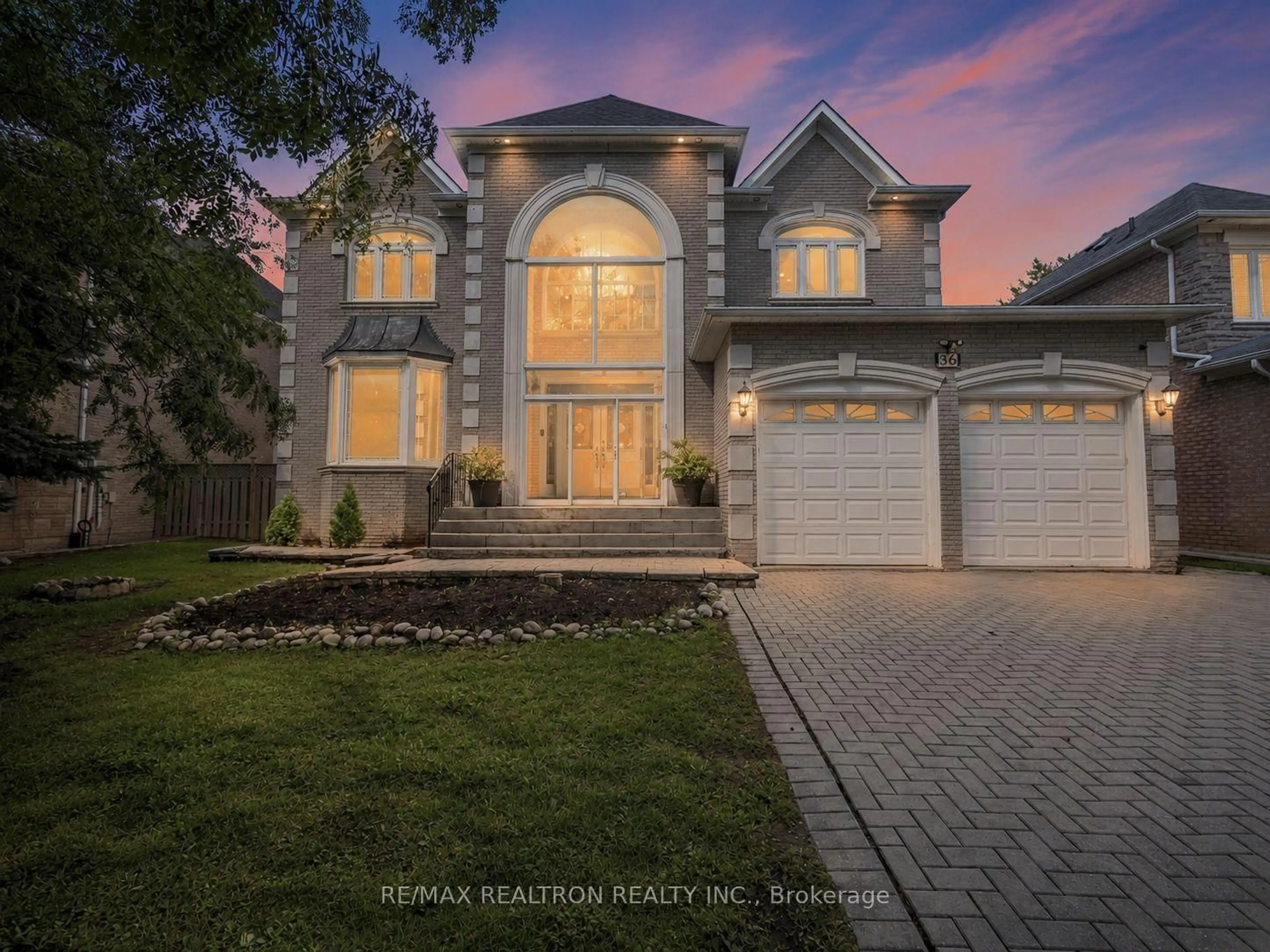 Home with brick exterior material, street for 36 Fern Ave, Richmond Hill Ontario L4B 3R5
