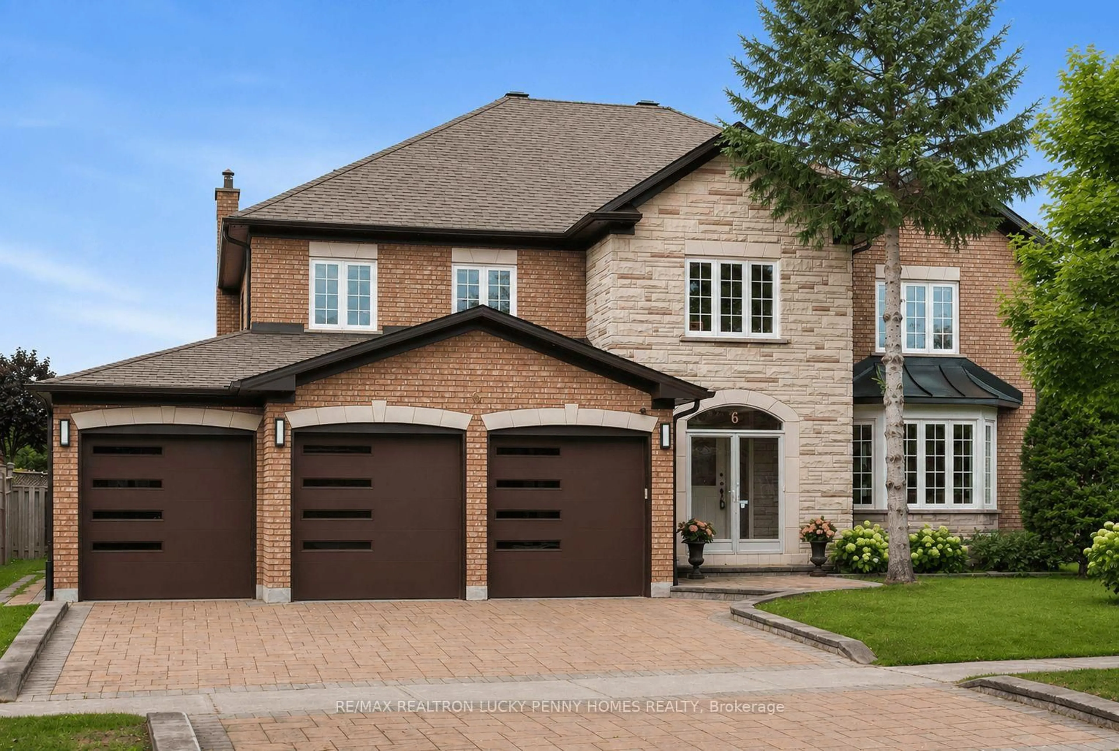 Home with brick exterior material, street for 6 Pilgrim Dr, Markham Ontario L6C 1R4