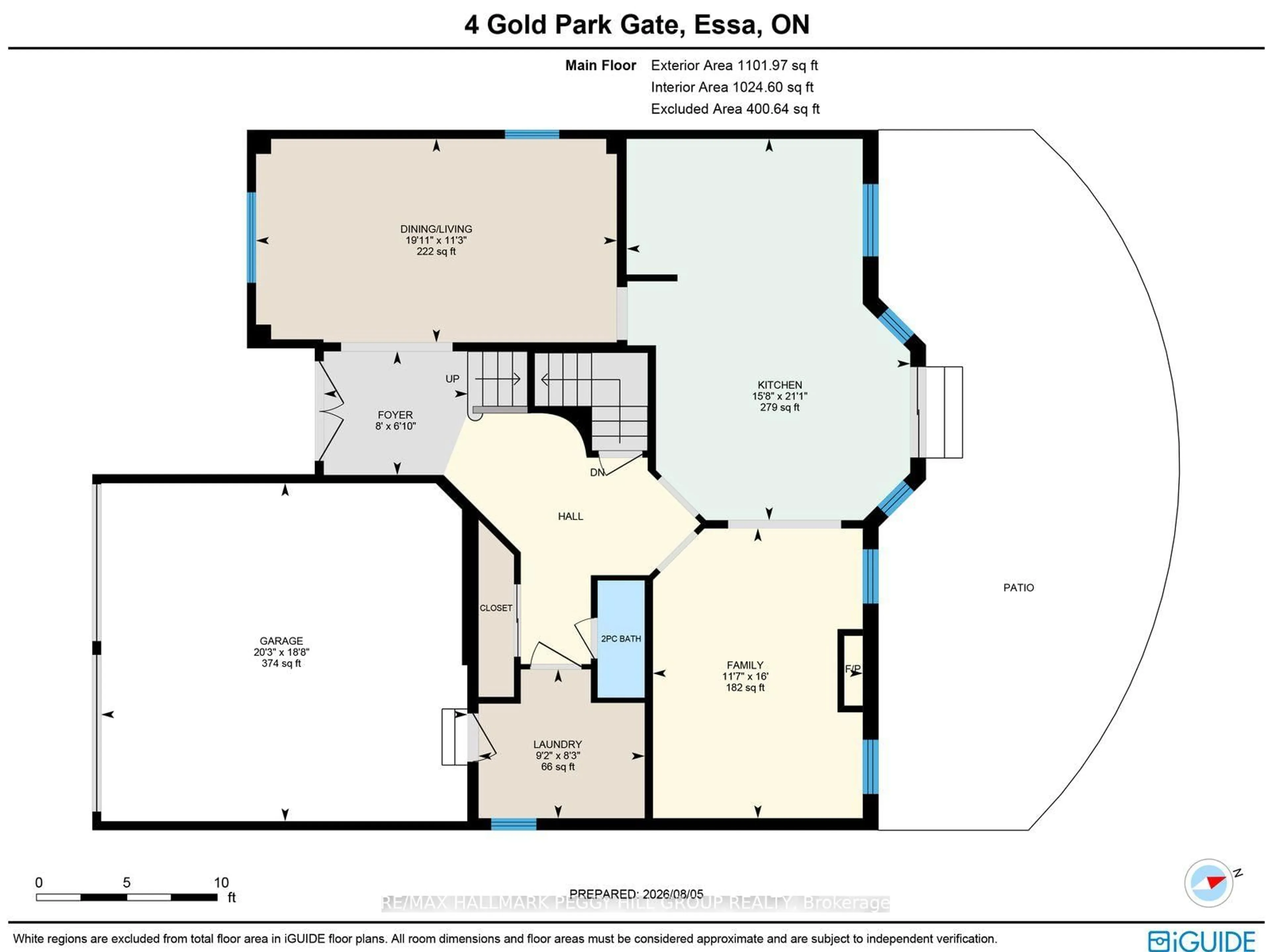 Floor plan for 4 Gold Park Gate, Essa Ontario L3W 0C2
