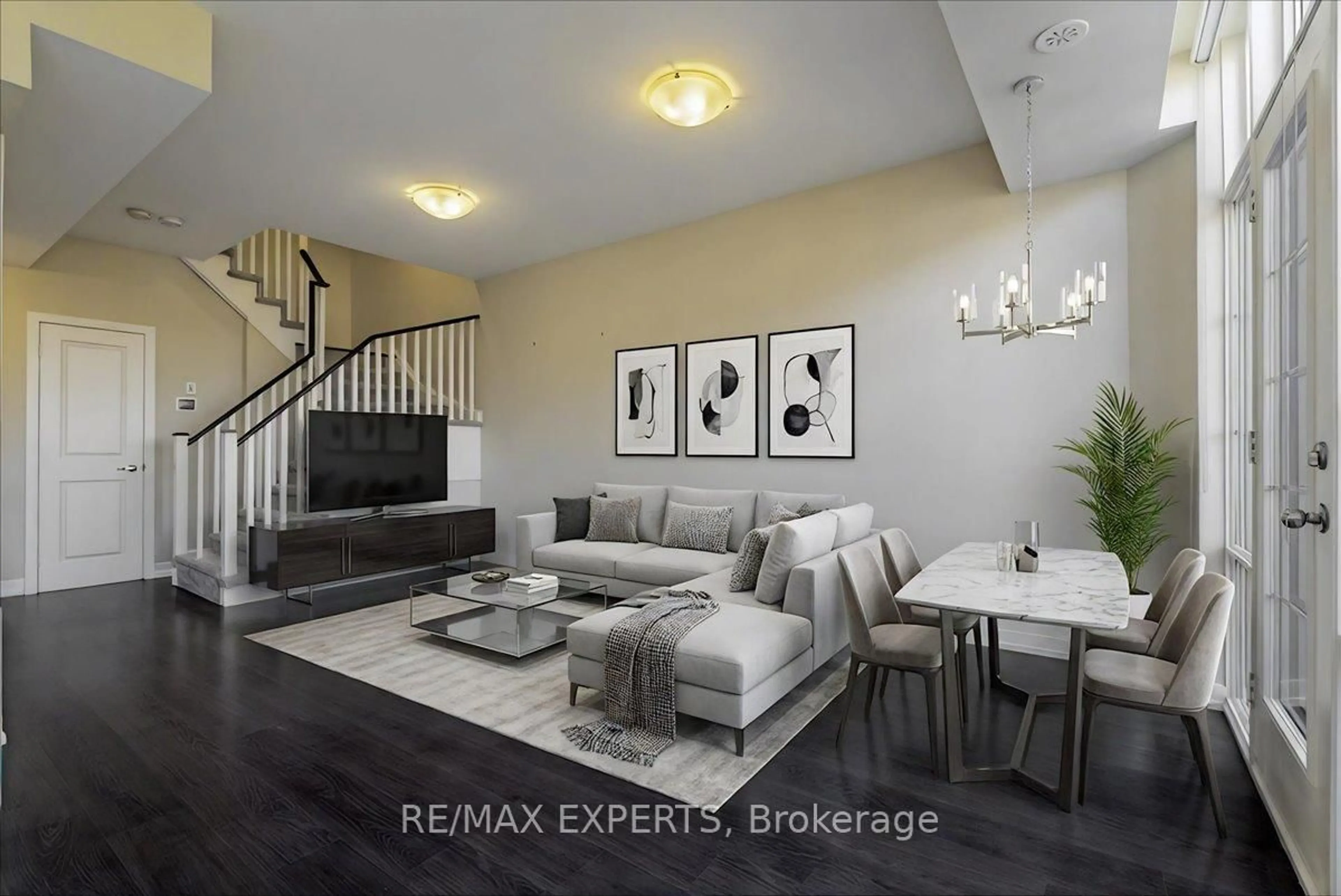 Living room with furniture, unknown for 2 Linsmore Pl #304, Whitchurch-Stouffville Ontario L4A 4T4