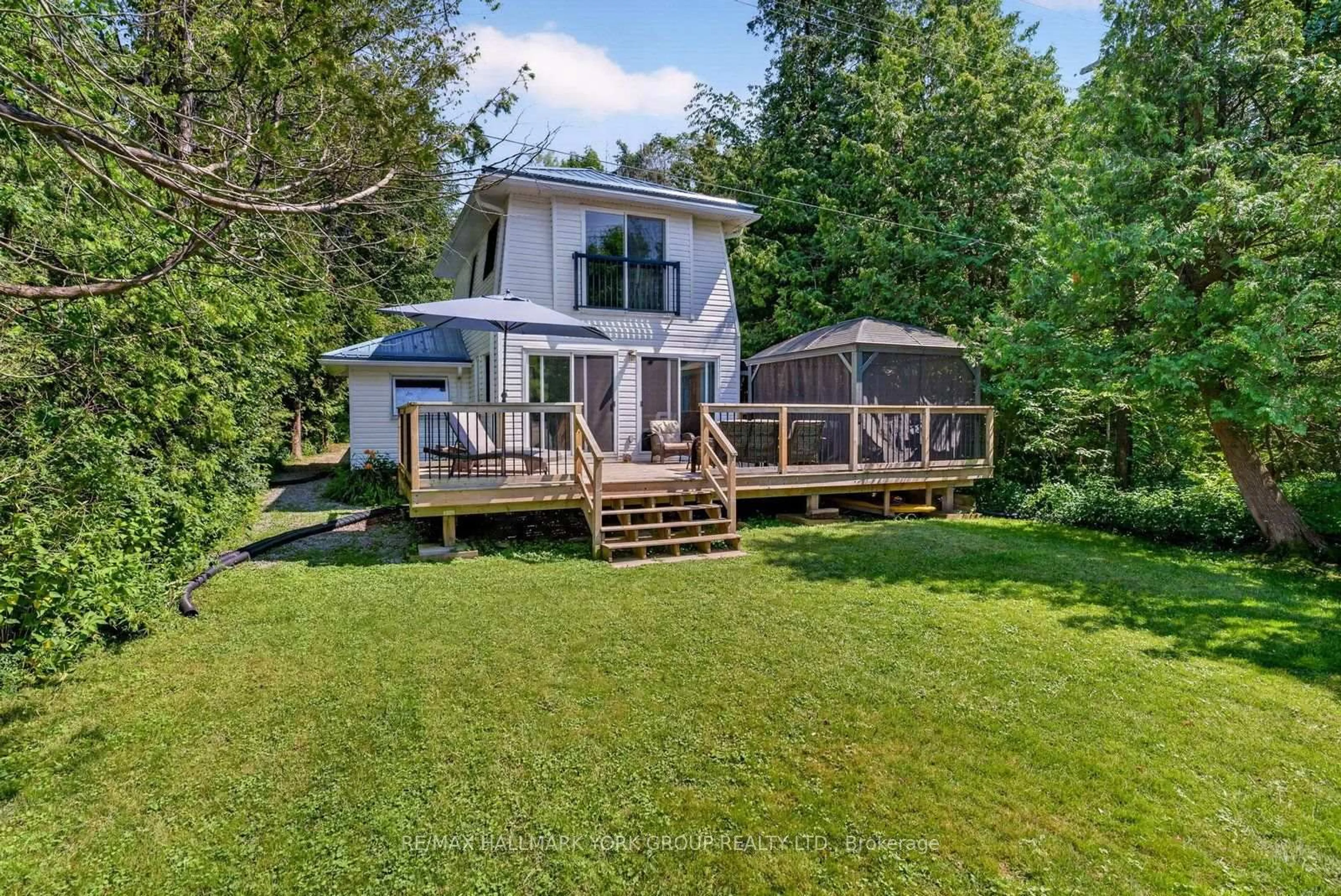 Patio, water/lake/river/ocean view for Lot 193 Snake Island Rd, Georgina Islands Ontario L4P 3E9