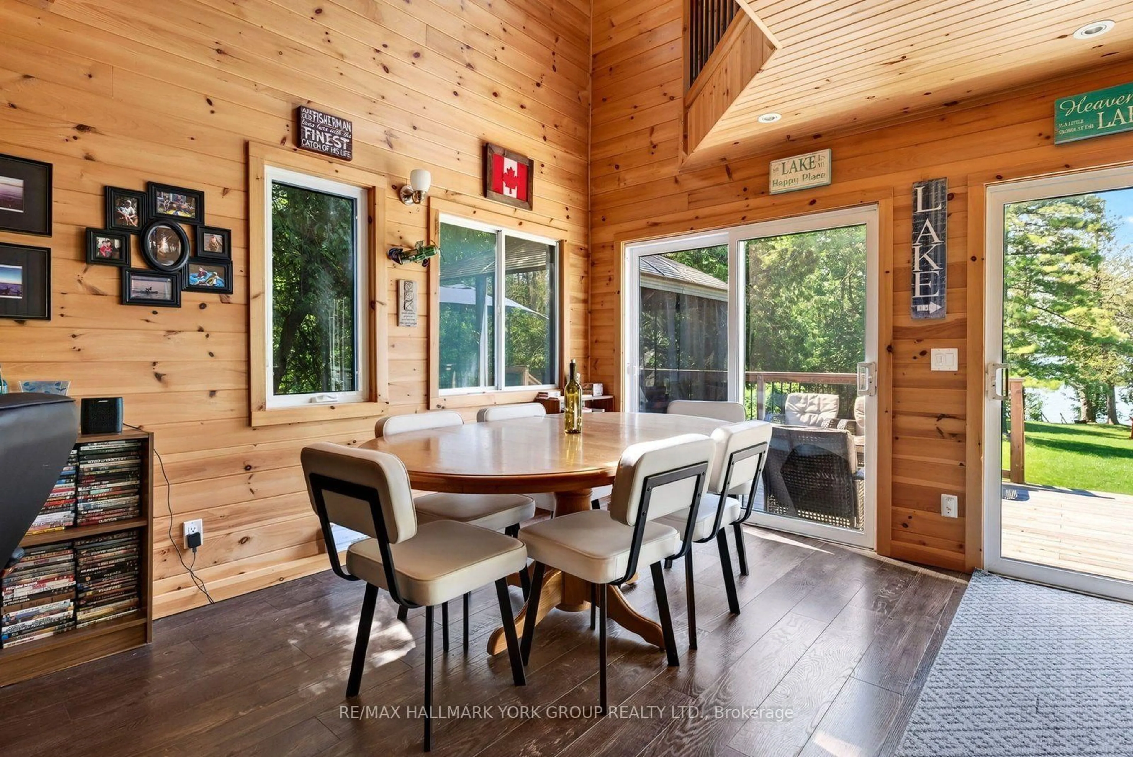 Dining room, wood/laminate floor for Lot 193 Snake Island Rd, Georgina Islands Ontario L4P 3E9