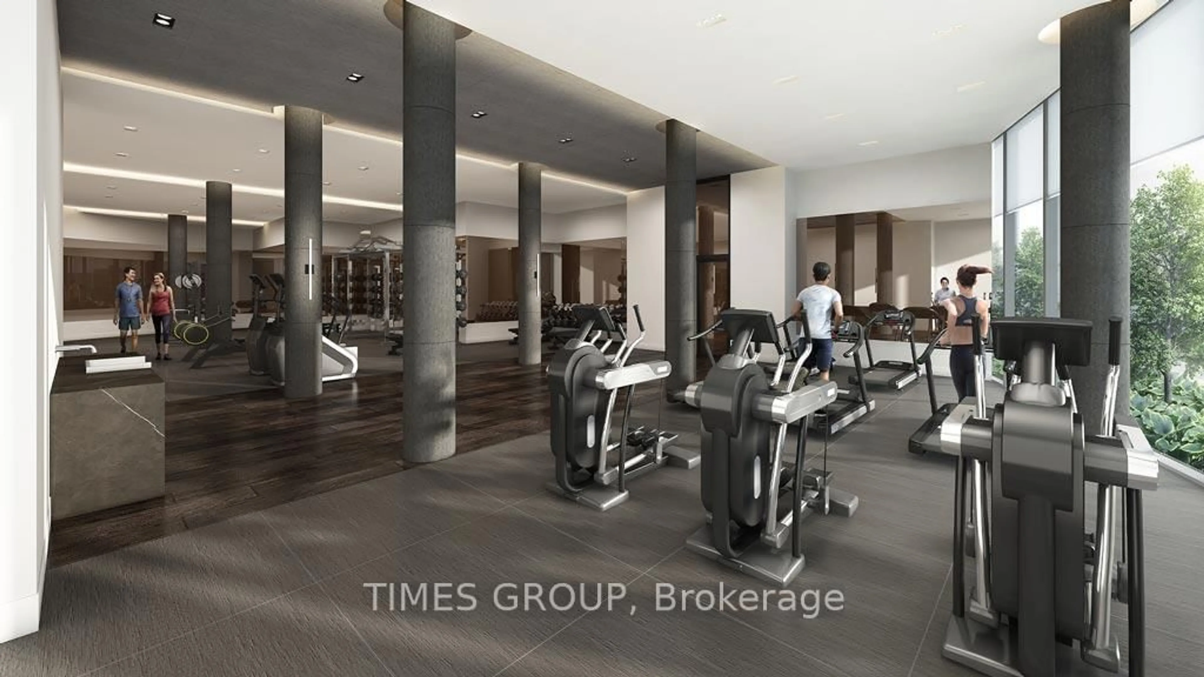 Gym or fitness room for 8 Water Walk Dr #1211, Markham Ontario L3R 6L4