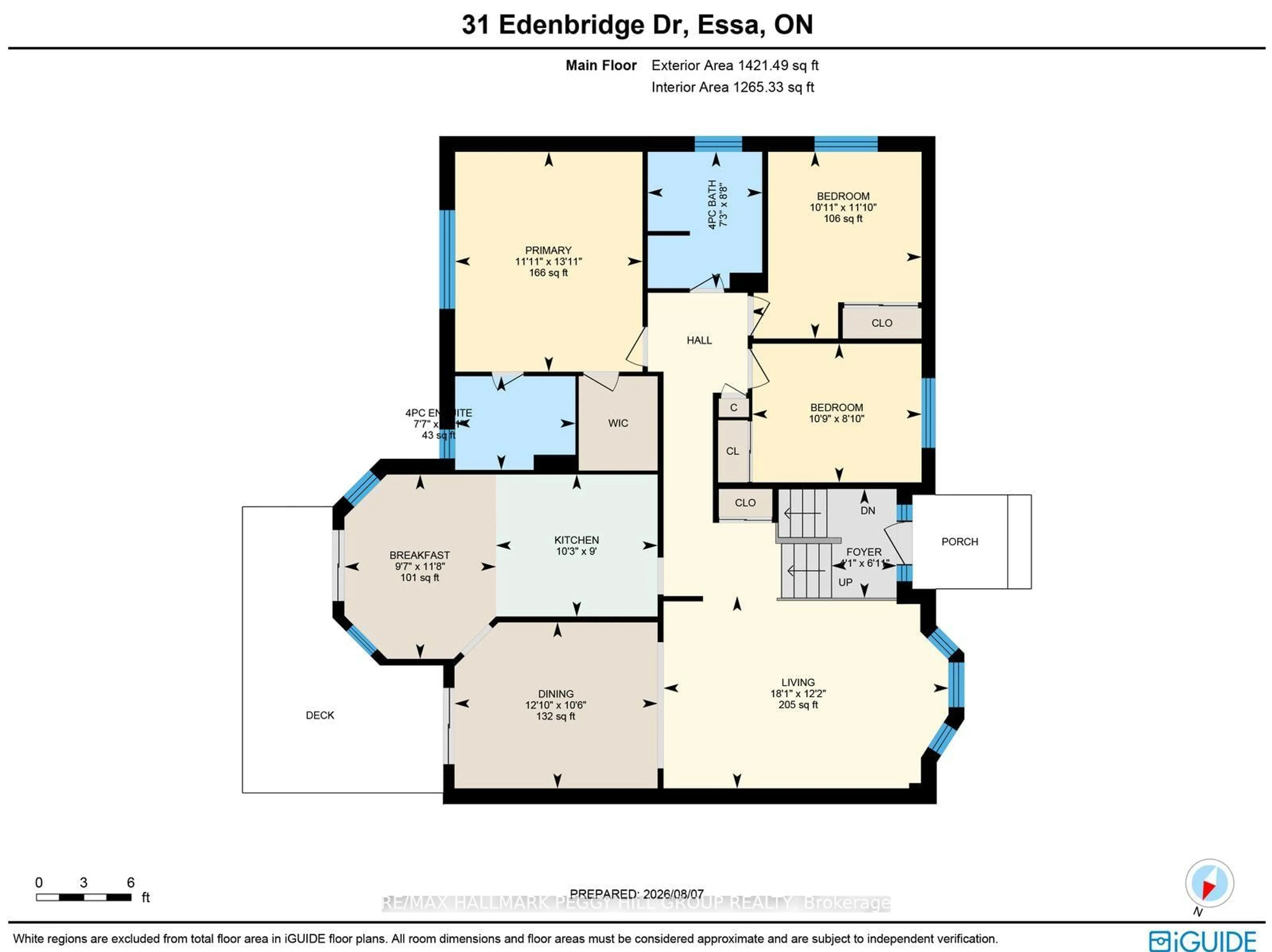 Floor plan for 31 Edenbridge Dr, Essa Ontario L3W 0K7