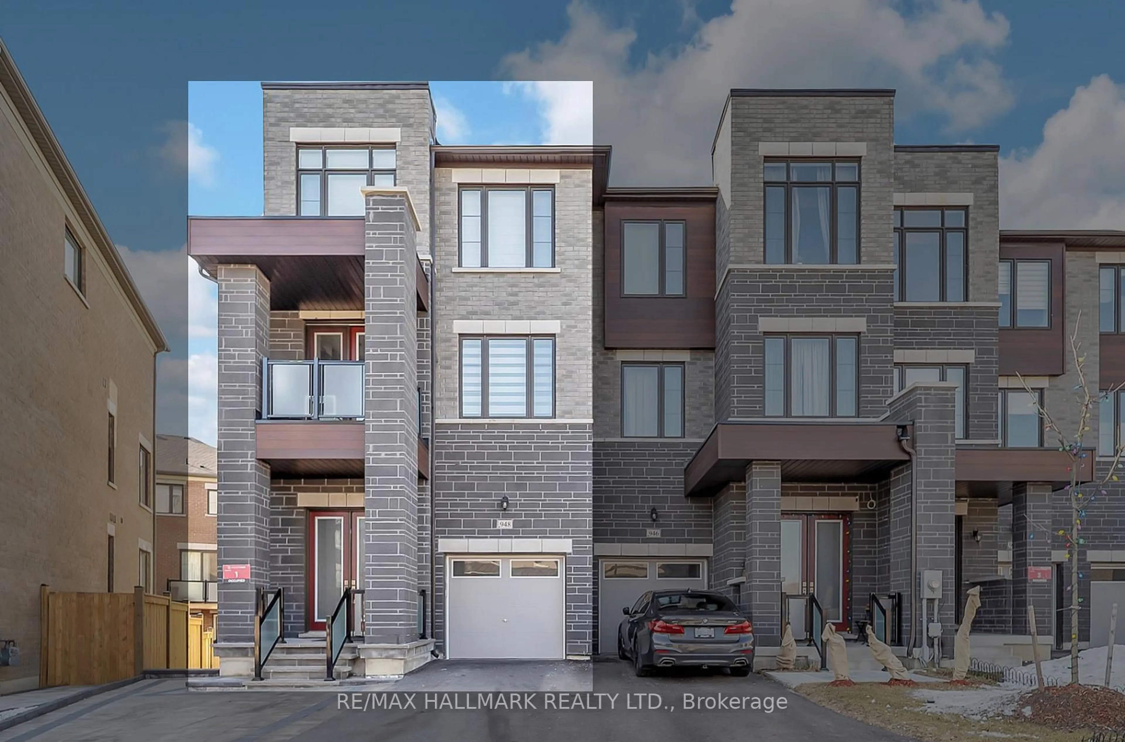 Home with brick exterior material, street for 948 Isaac Phillips Way, Newmarket Ontario L3X 0M7