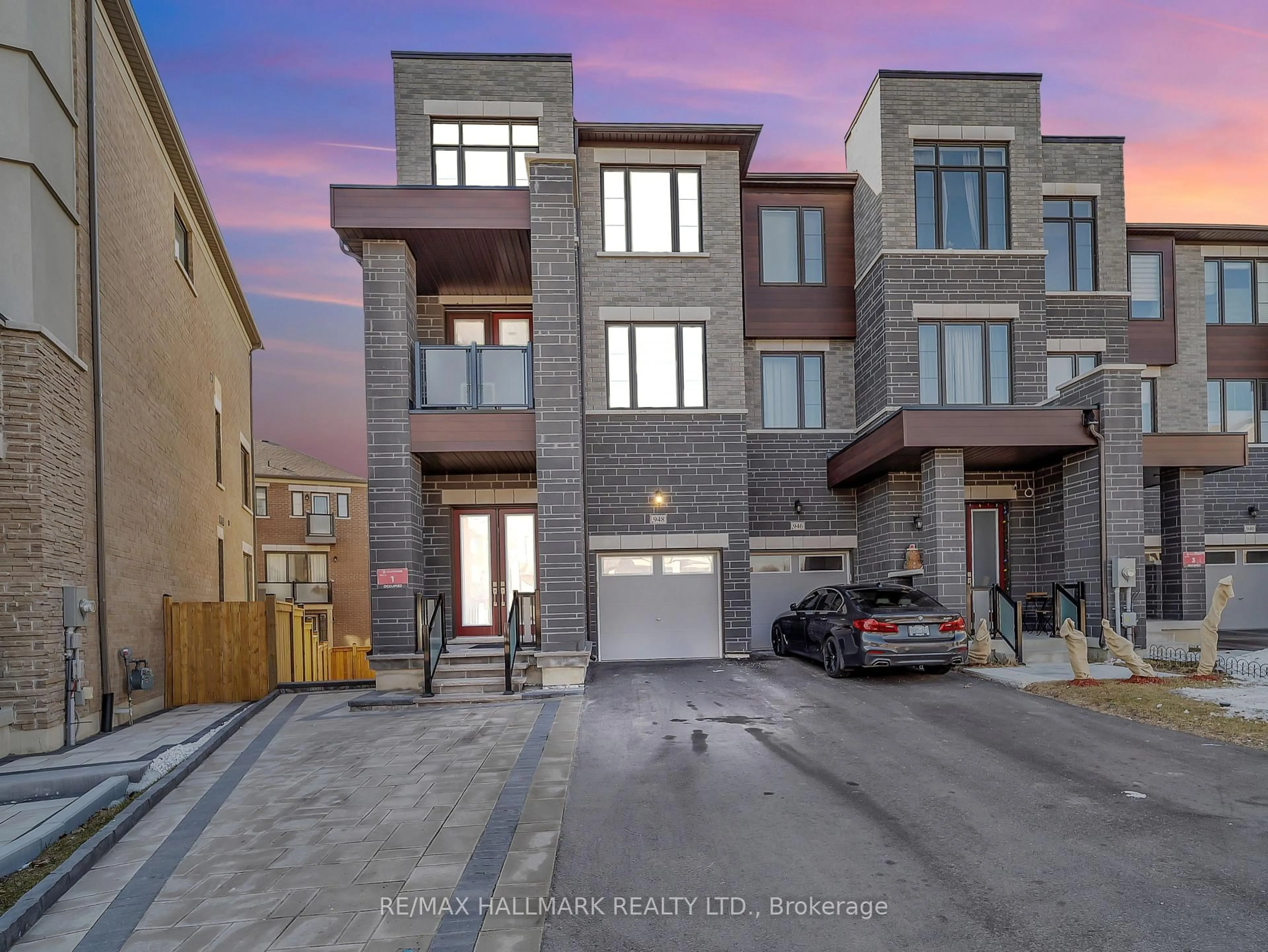 Home with brick exterior material, street for 948 Isaac Phillips Way, Newmarket Ontario L3X 0M7