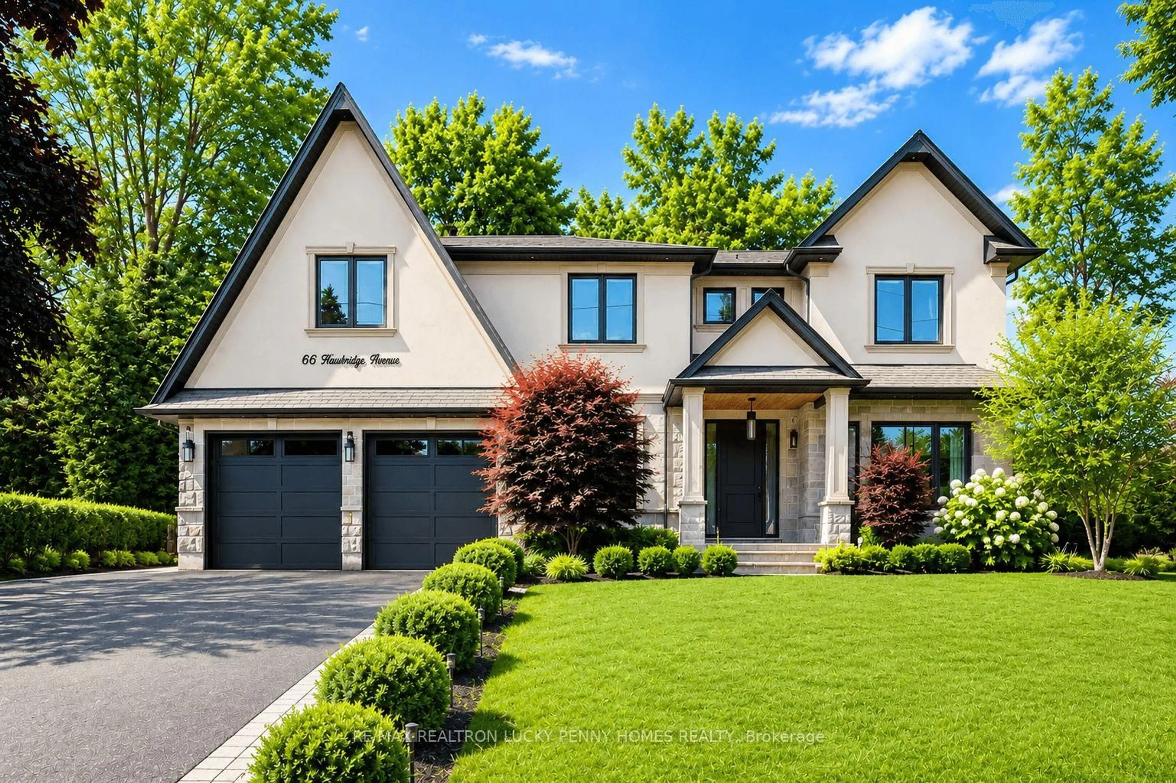Home with brick exterior material, street for 66 Hawkridge Ave, Markham Ontario L3P 1V9